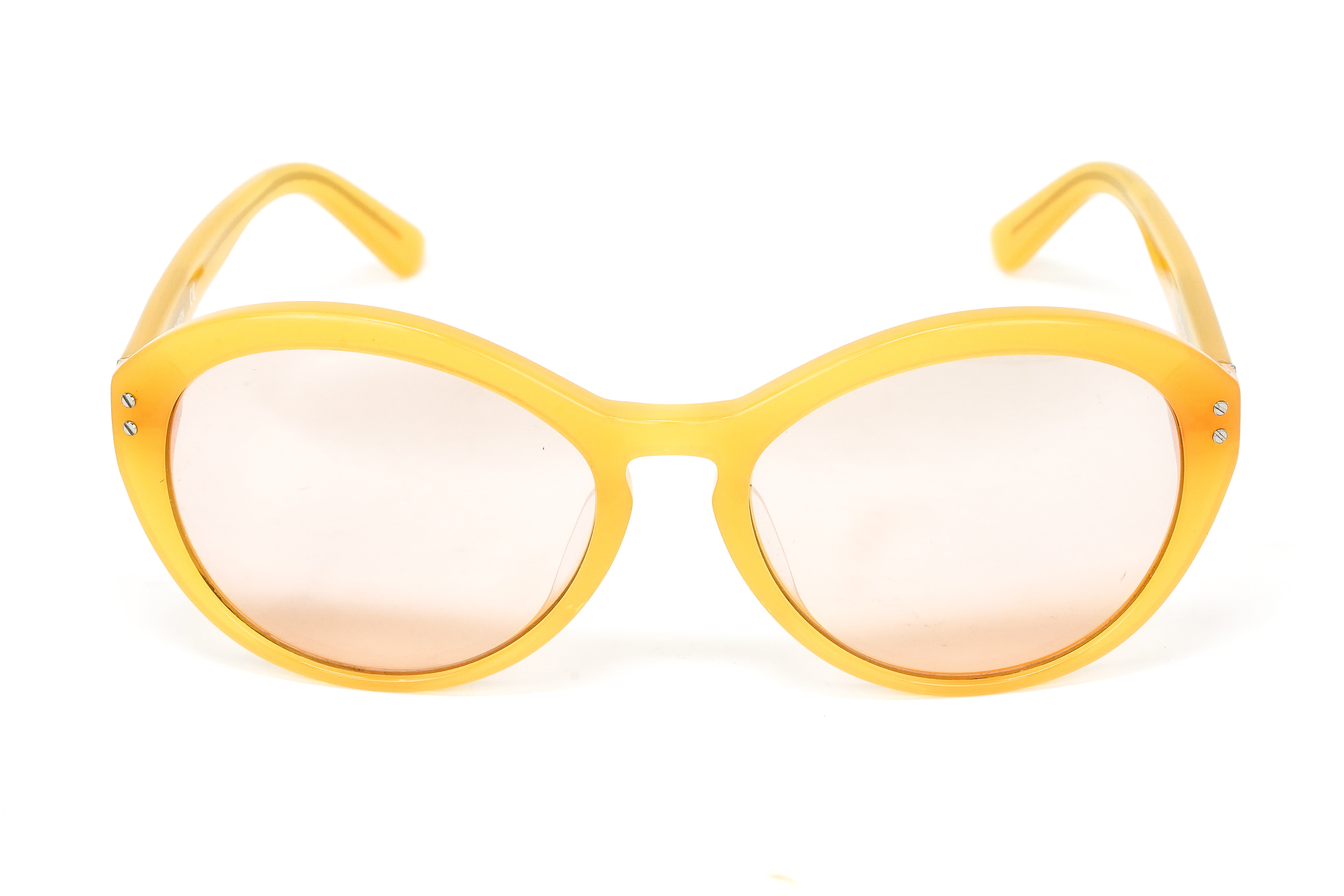 Calvin Klein Women's Sunglasses Oversized Cat Eye Yellow CK18506S 870-GR8 Sunglasses