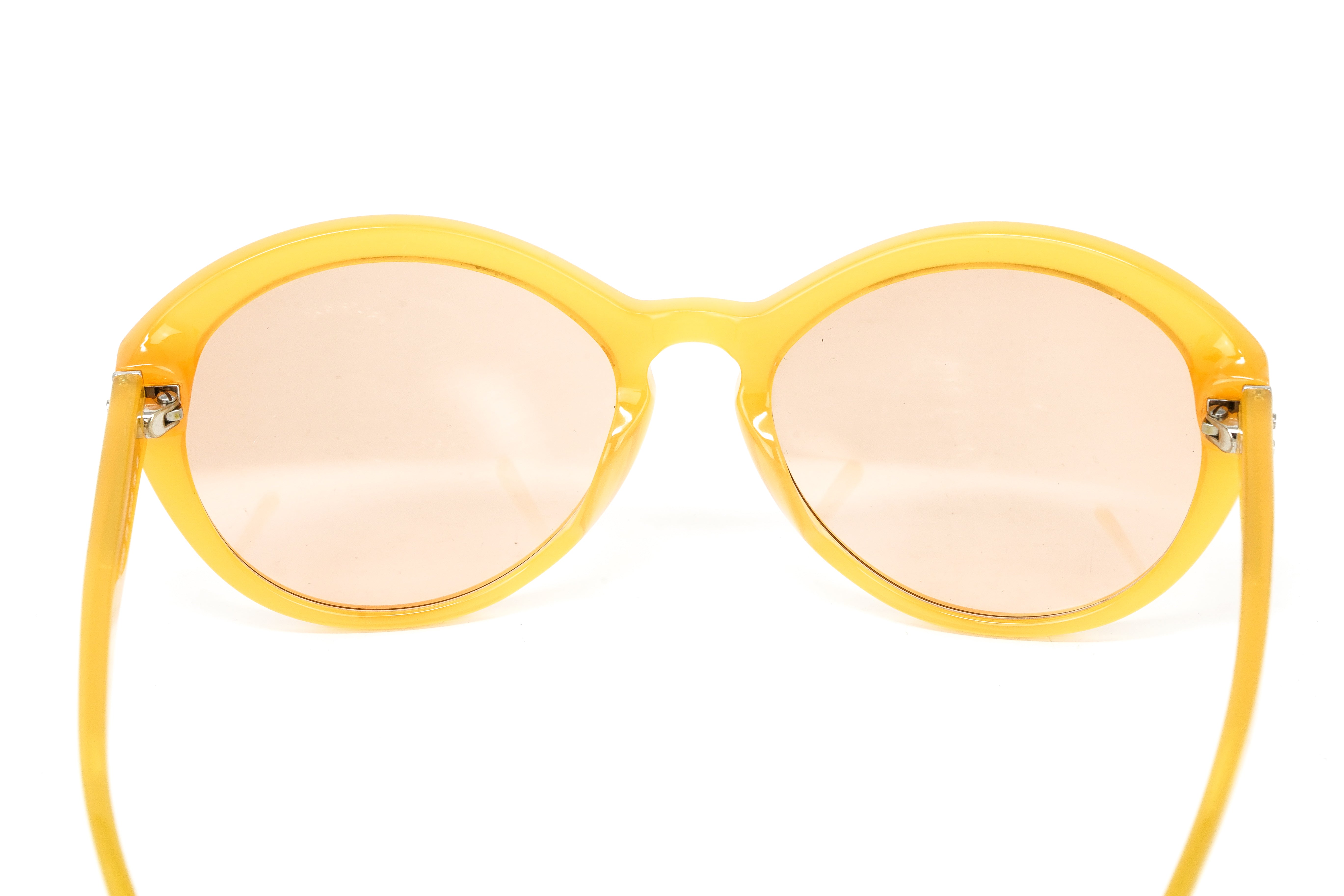 Calvin Klein Women's Sunglasses Oversized Cat Eye Yellow CK18506S 870-GR8 Sunglasses