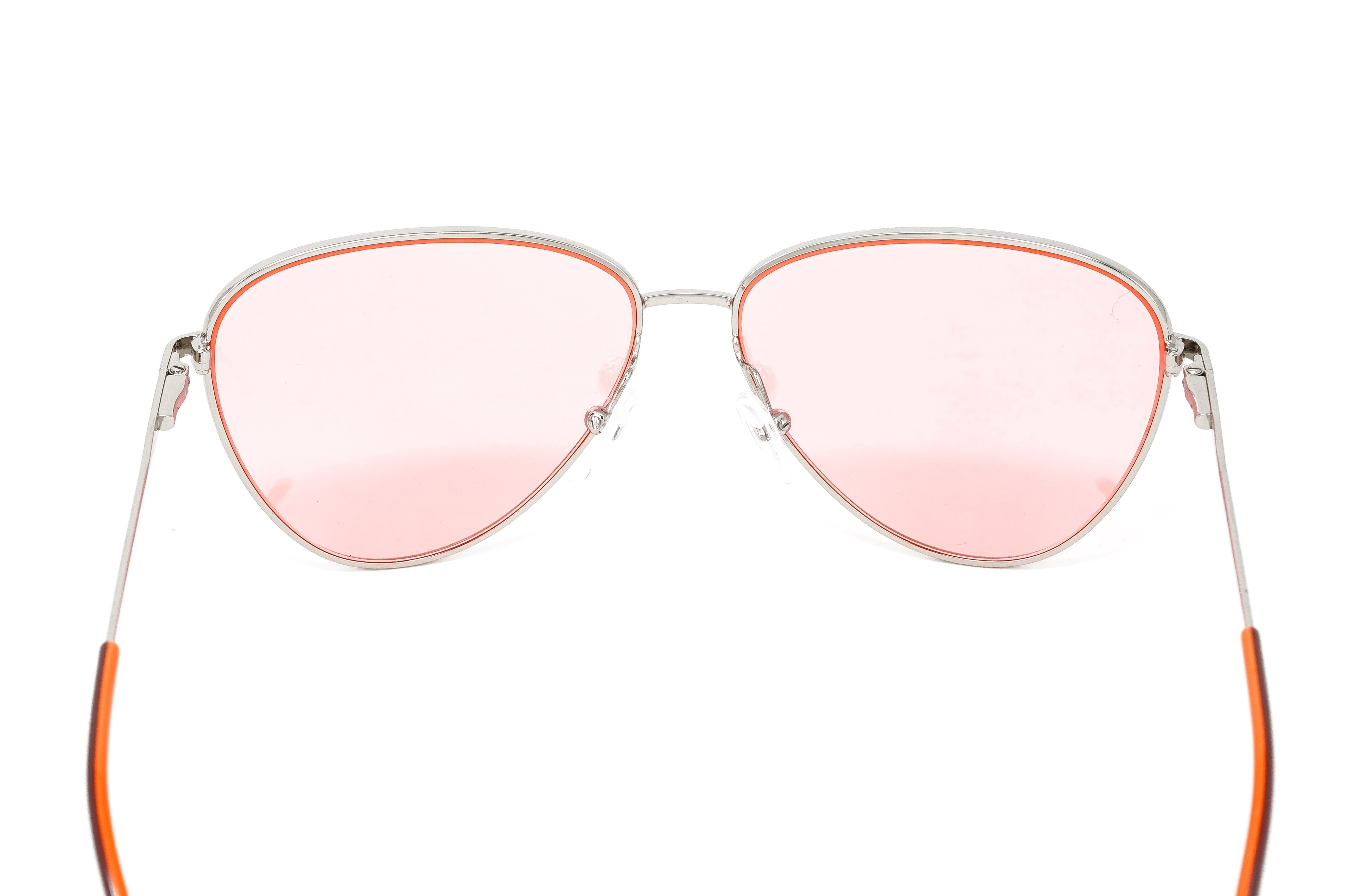 Calvin Klein Women's Sunglasses Cat Eye Pink/Silver CK19103S 046-GR8 Sunglasses