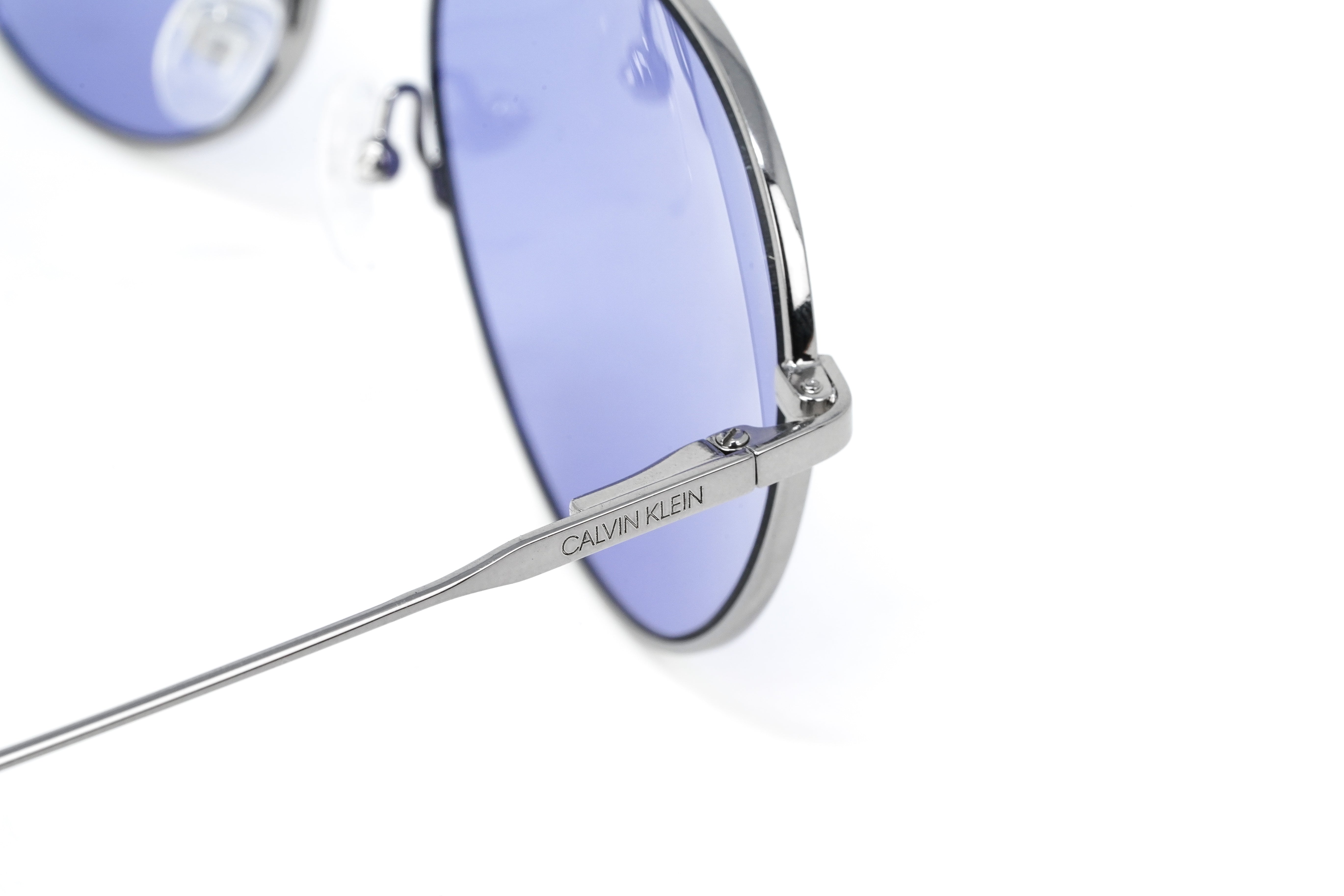 Calvin Klein Women's Sunglasses Round Purple/Gunmetal CK20104S 008-GR8 Sunglasses