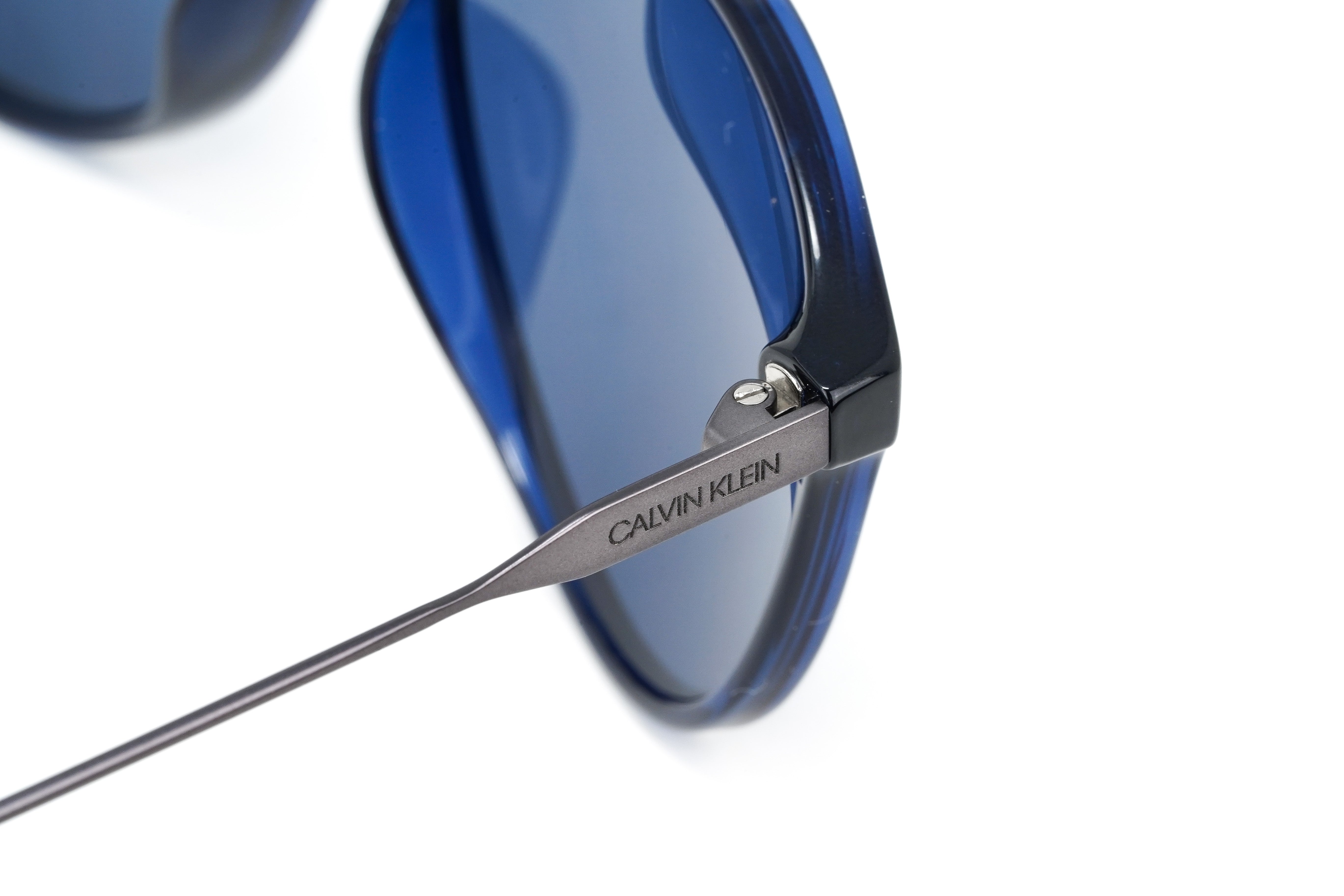 Calvin Klein Men's Pilot Sunglasses Navy Blue CK20702S 410-GR8 Sunglasses