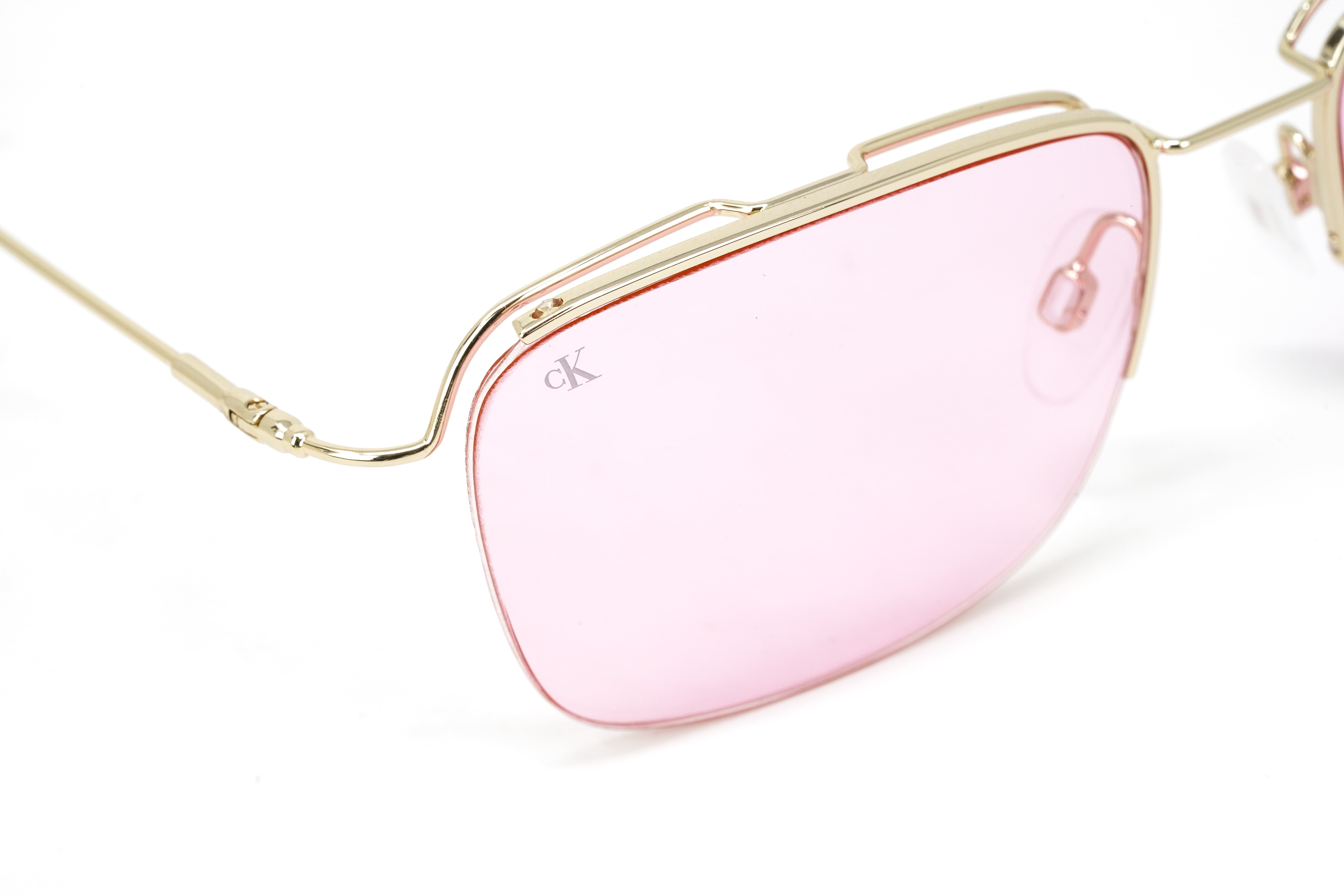 Calvin Klein Unisex Sunglasses Rectangular Pink CK21122S 676-GR8 Sunglasses