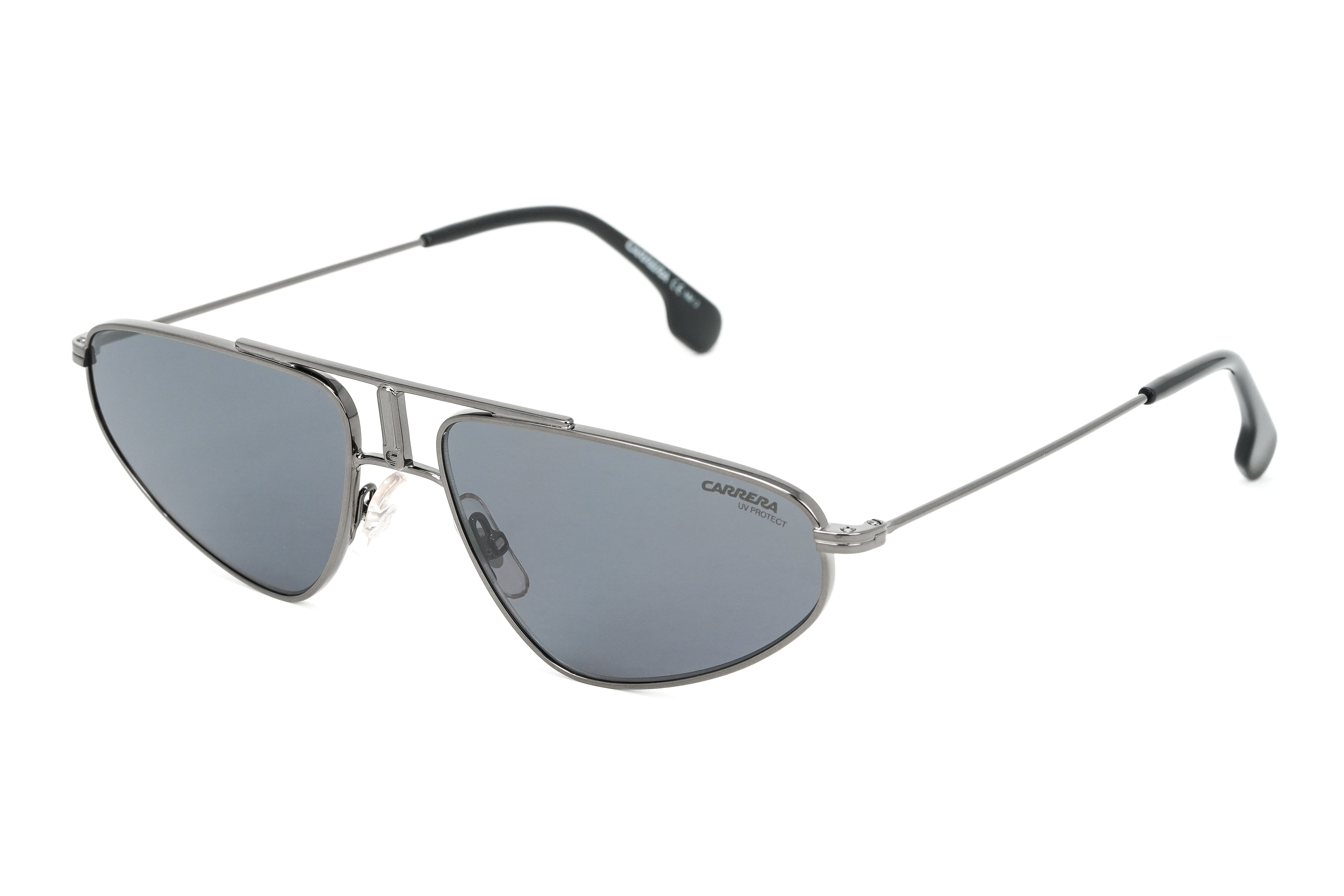 Carrera Unisex Sunglasses Angular Pilot Gunmetal/ Grey 1021/S V81-GR8 Sunglasses