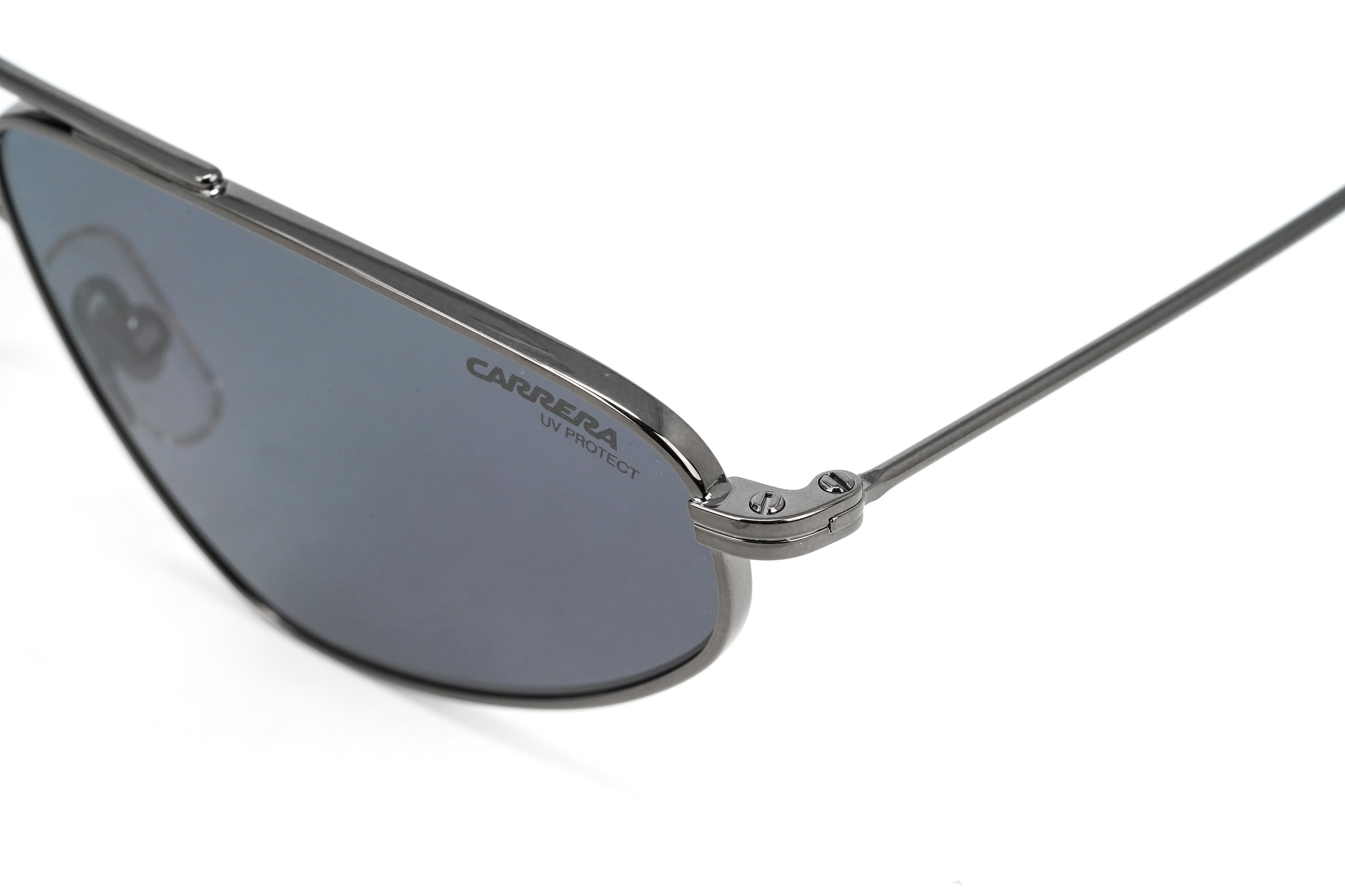 Carrera Unisex Sunglasses Angular Pilot Gunmetal/ Grey 1021/S V81-GR8 Sunglasses