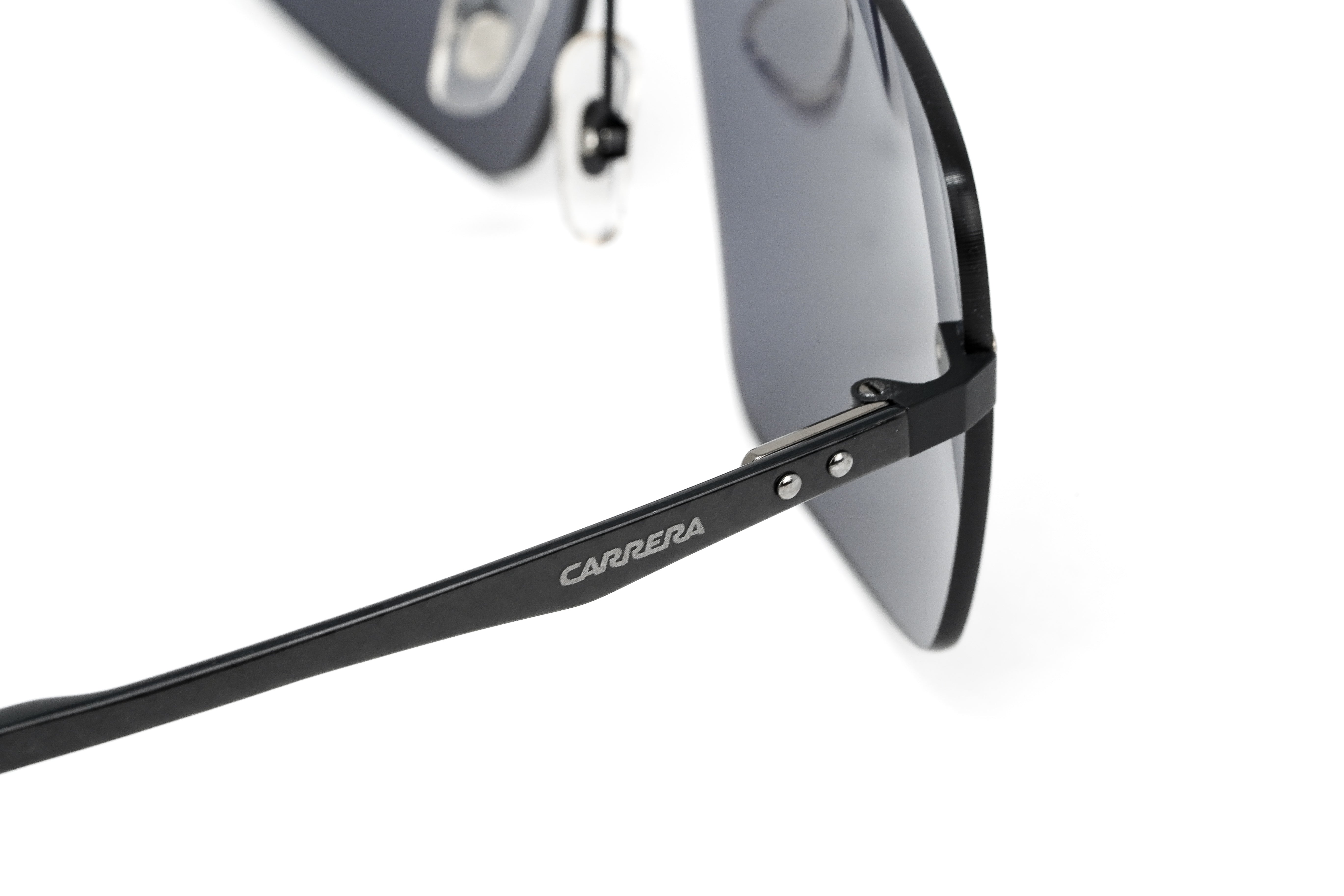 Carrera Men's Sunglasses Rimless Browline Red Mirror 8034/SE 003-GR8 Sunglasses