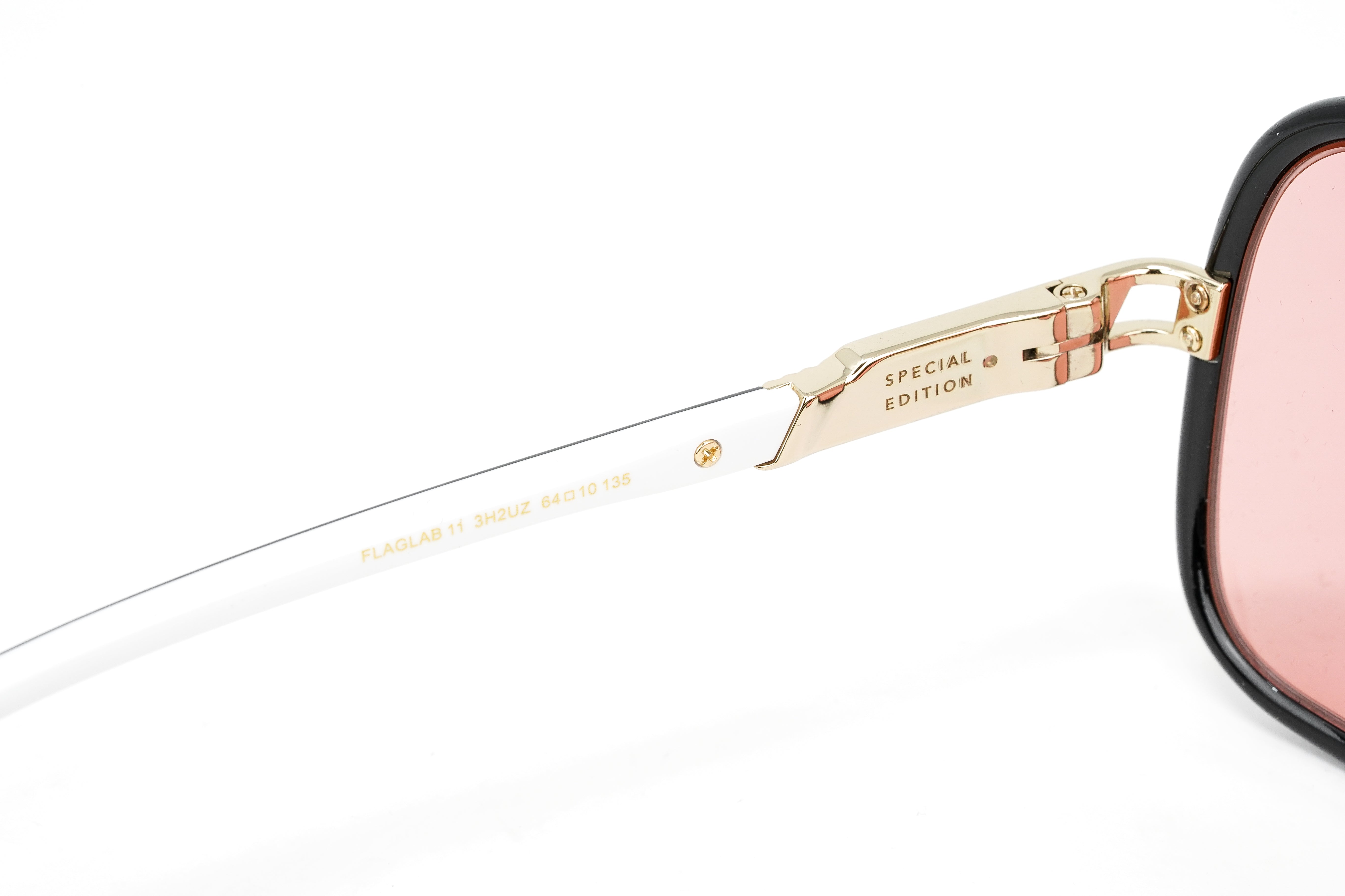 Carrera Unisex Sunglasses Pilot Shield Pink Mirror FLAGLAB 11 3H2-GR8 Sunglasses