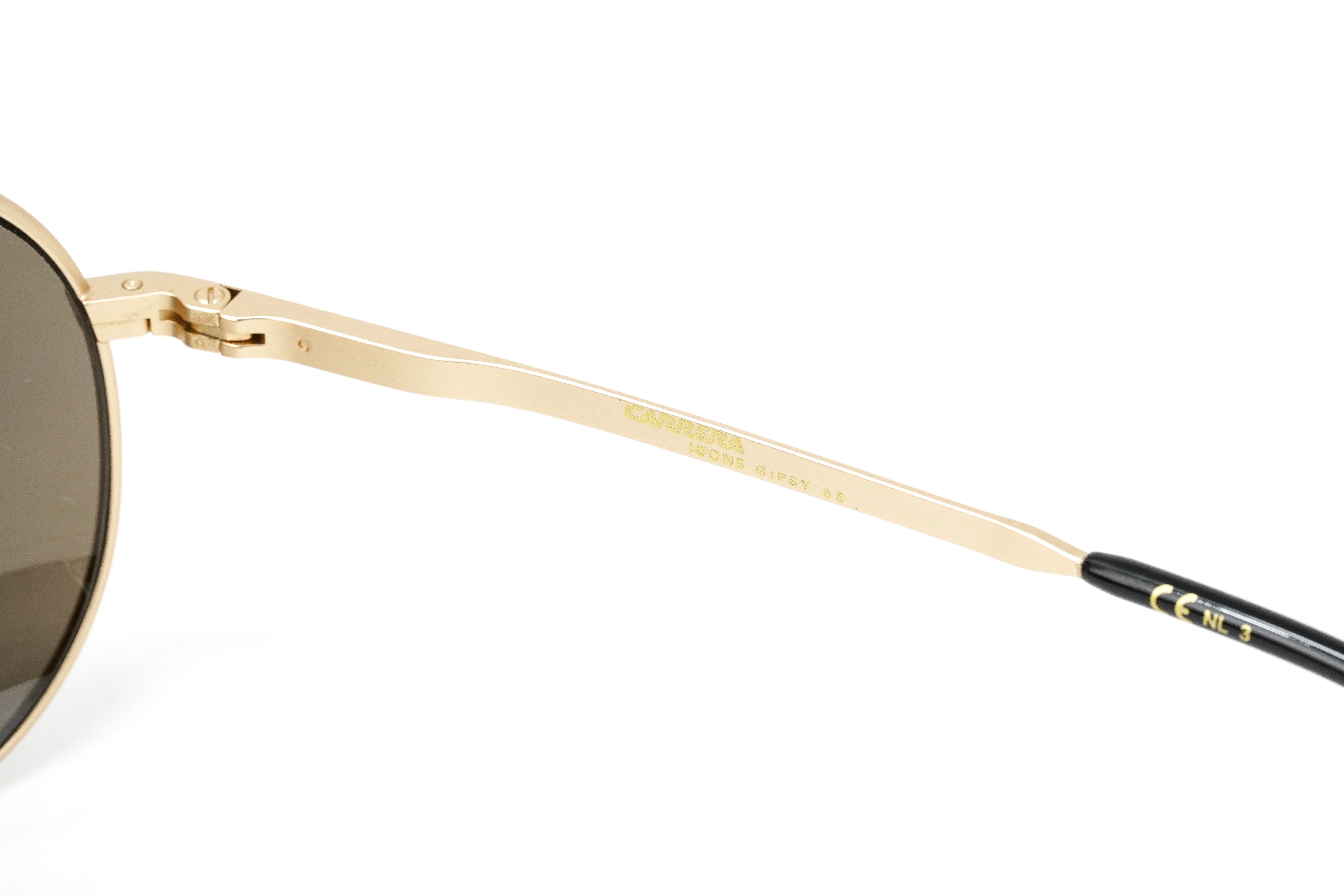 Carrera Unisex Sunglasses Pilot Brown/Gold GIPSY65 AOZ-GR8 Sunglasses