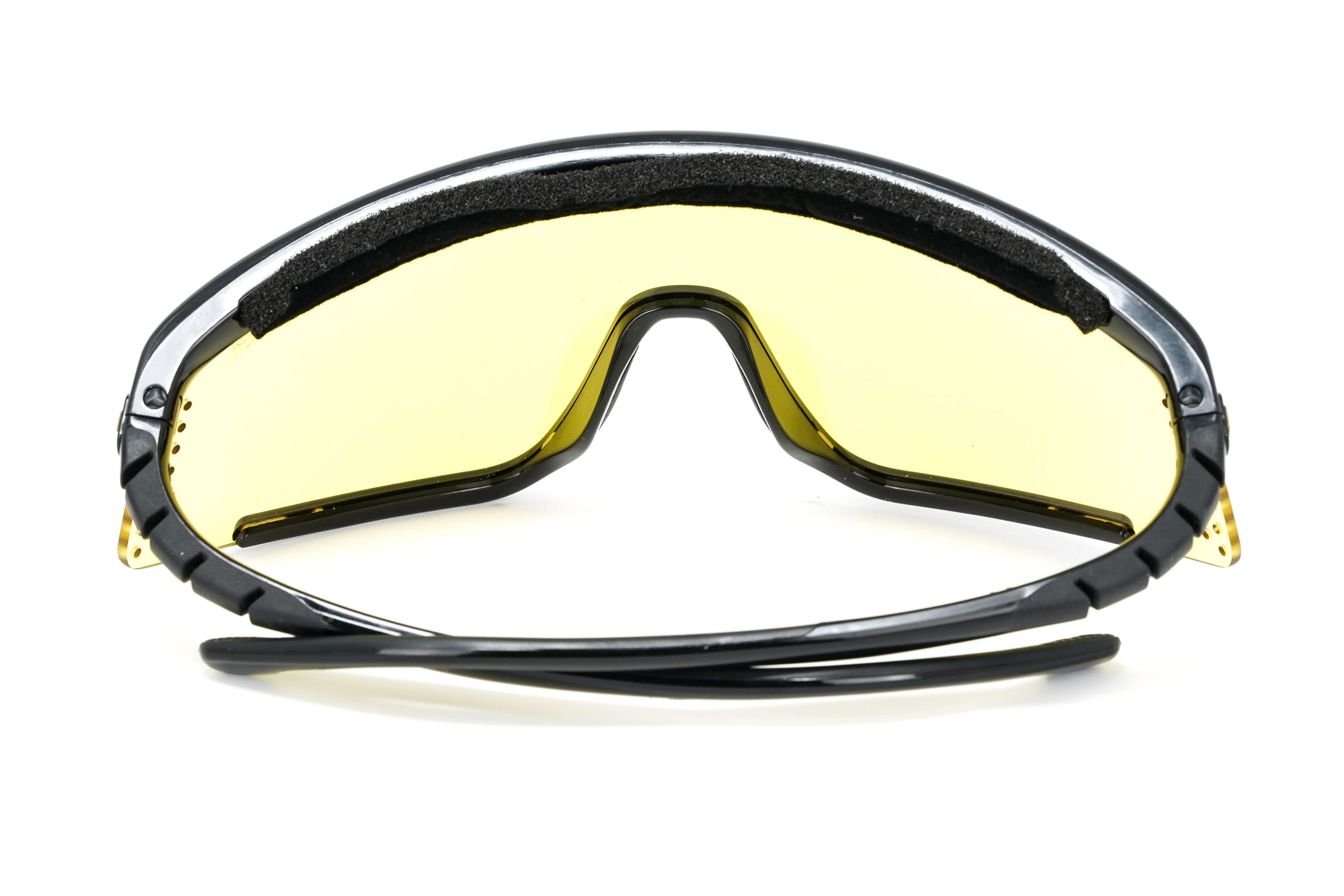 Carrera Unisex Sunglasses Shield Wap-Around Black/Yellow HYPERFIT 10/S 71C-GR8 Sunglasses