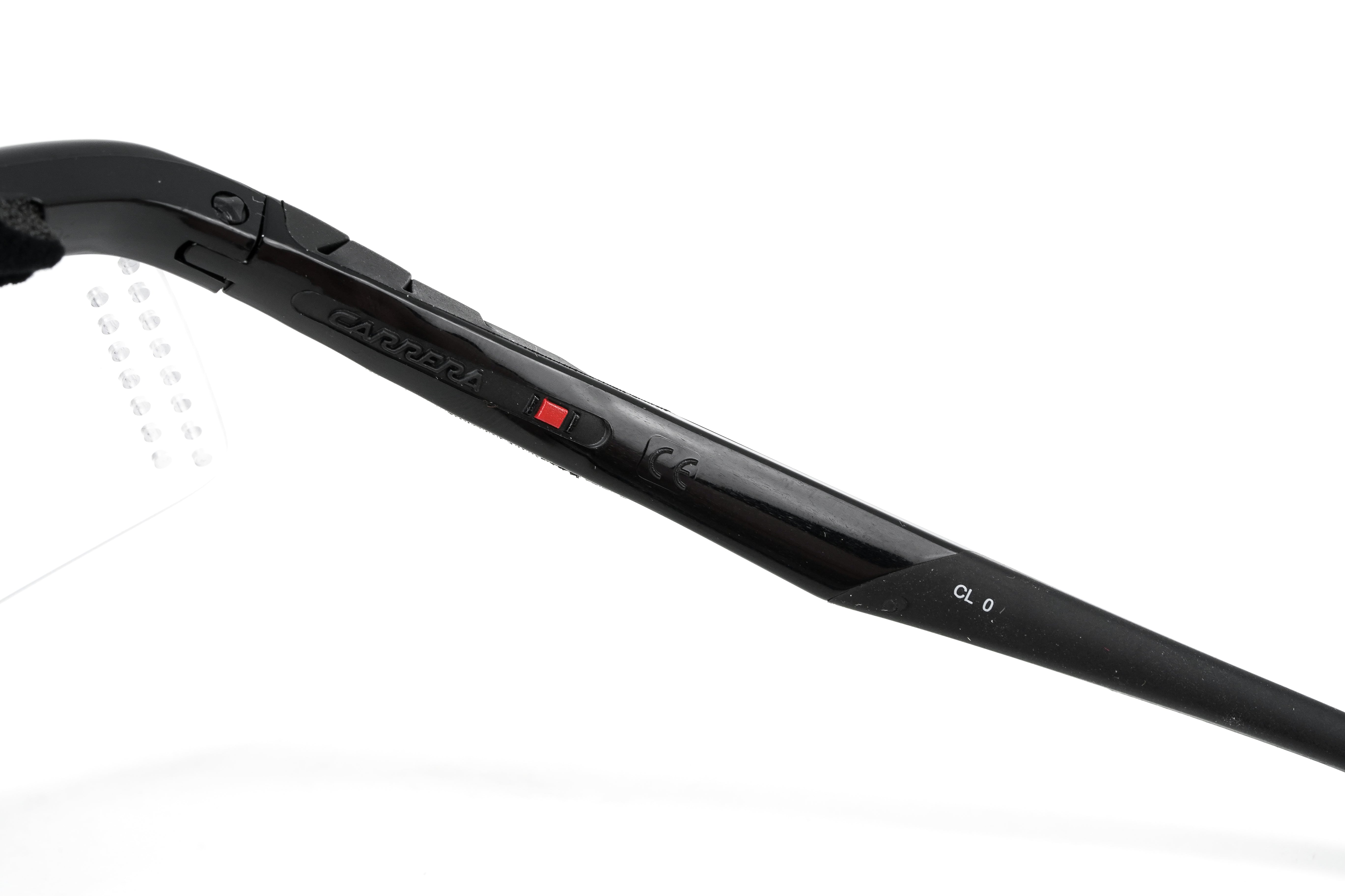 Carrera Unisex Sunglasses Shield Wap-Around Black/Clear HYPERFIT 10/S 7C5-GR8 Sunglasses