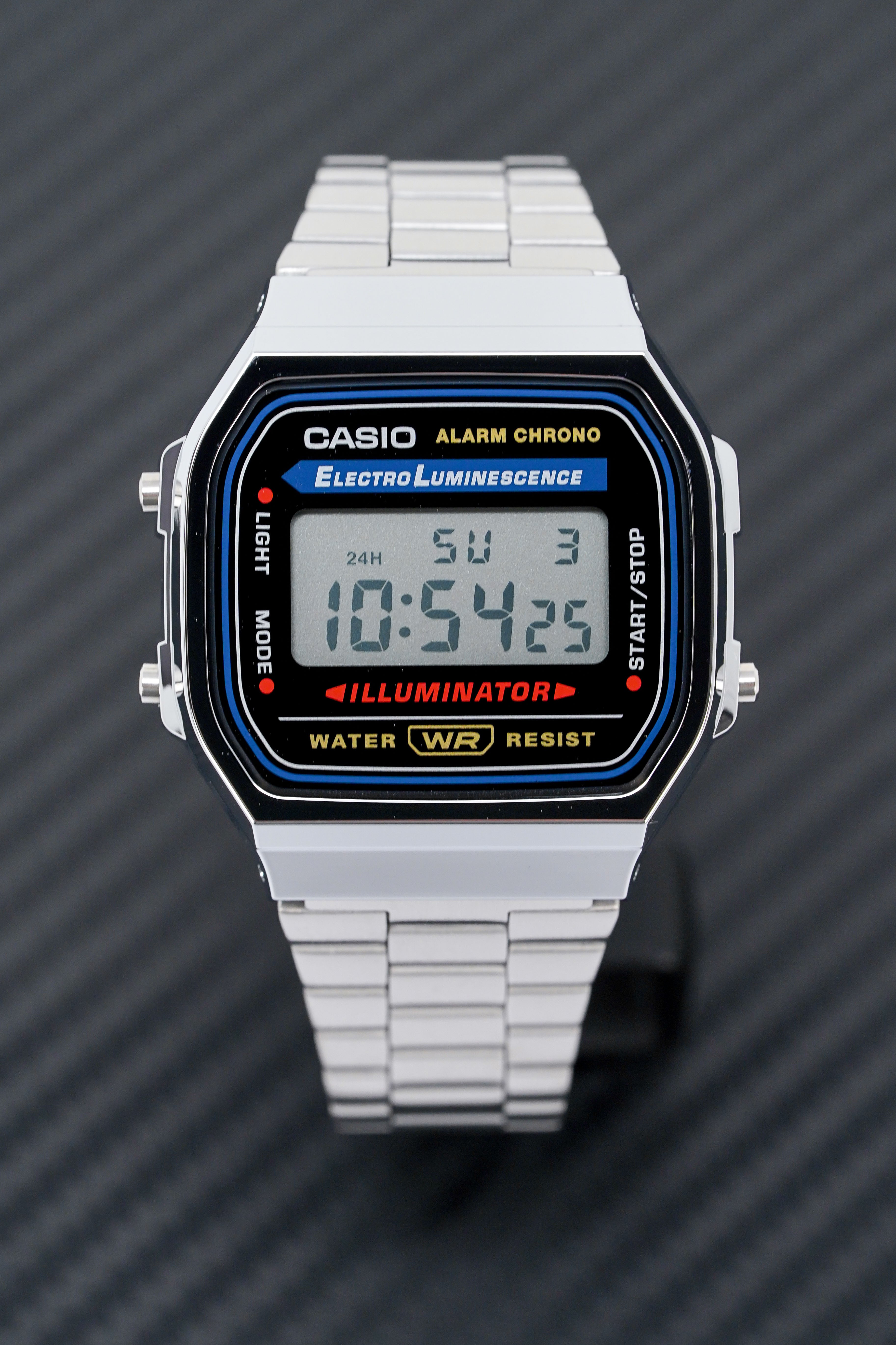 Casio Watch Digital Vintage Silver A168WA-1WDF-GR8 Sunglasses