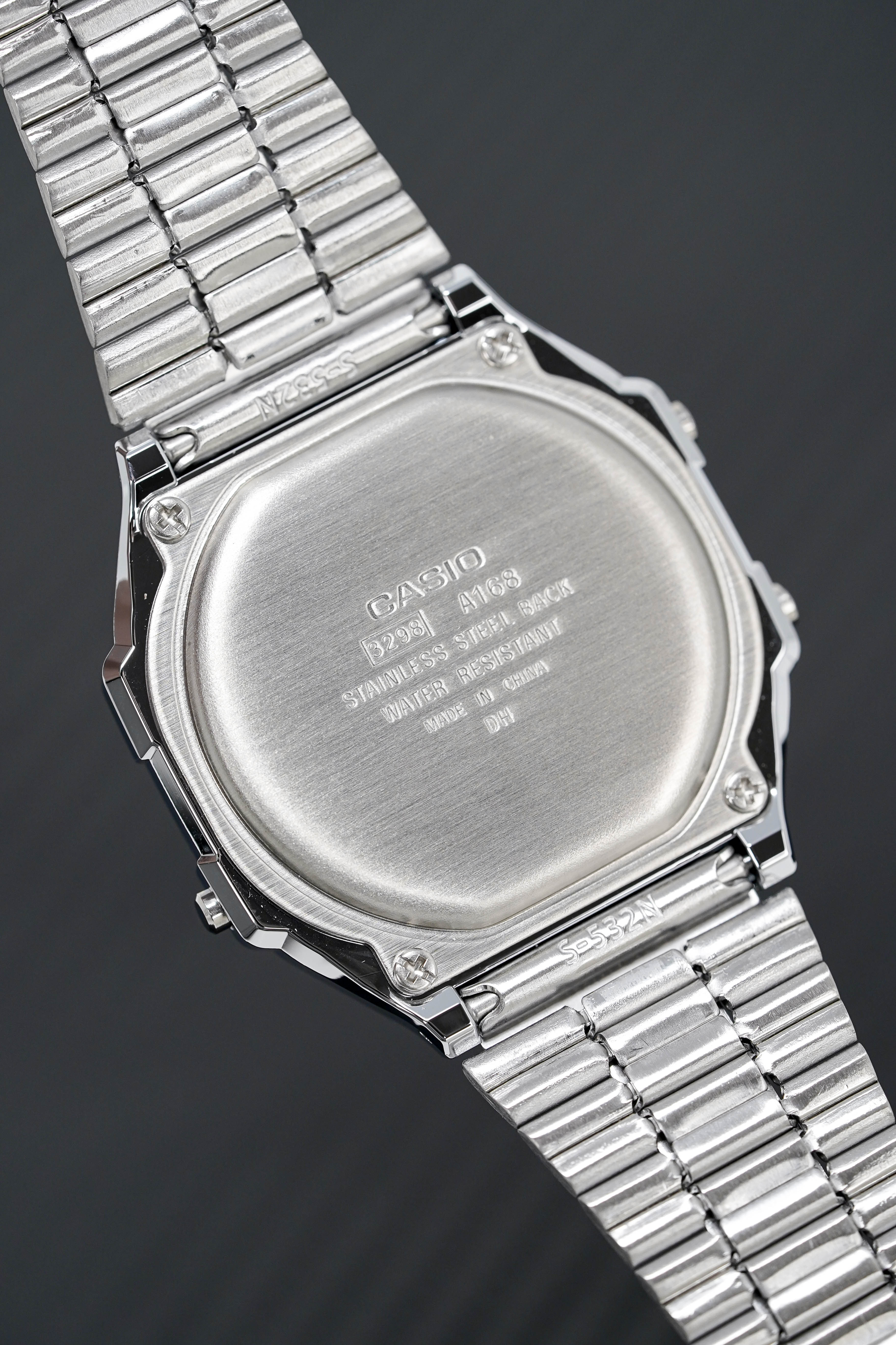 Casio Watch Digital Vintage Silver A168WA-1WDF-GR8 Sunglasses