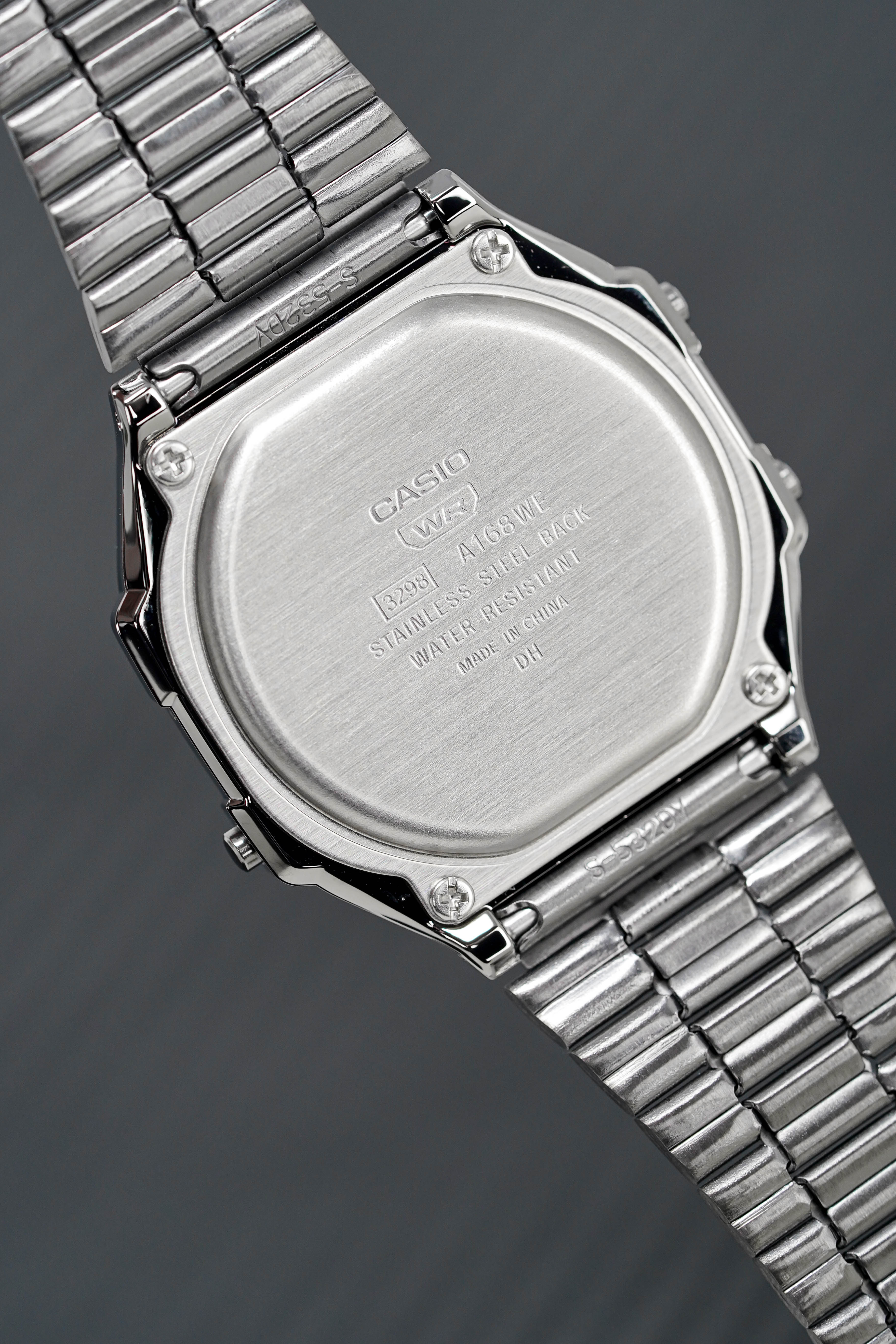 Casio Watch Digital Vintage Pink/Blue A168WERB-2ADF-GR8 Sunglasses