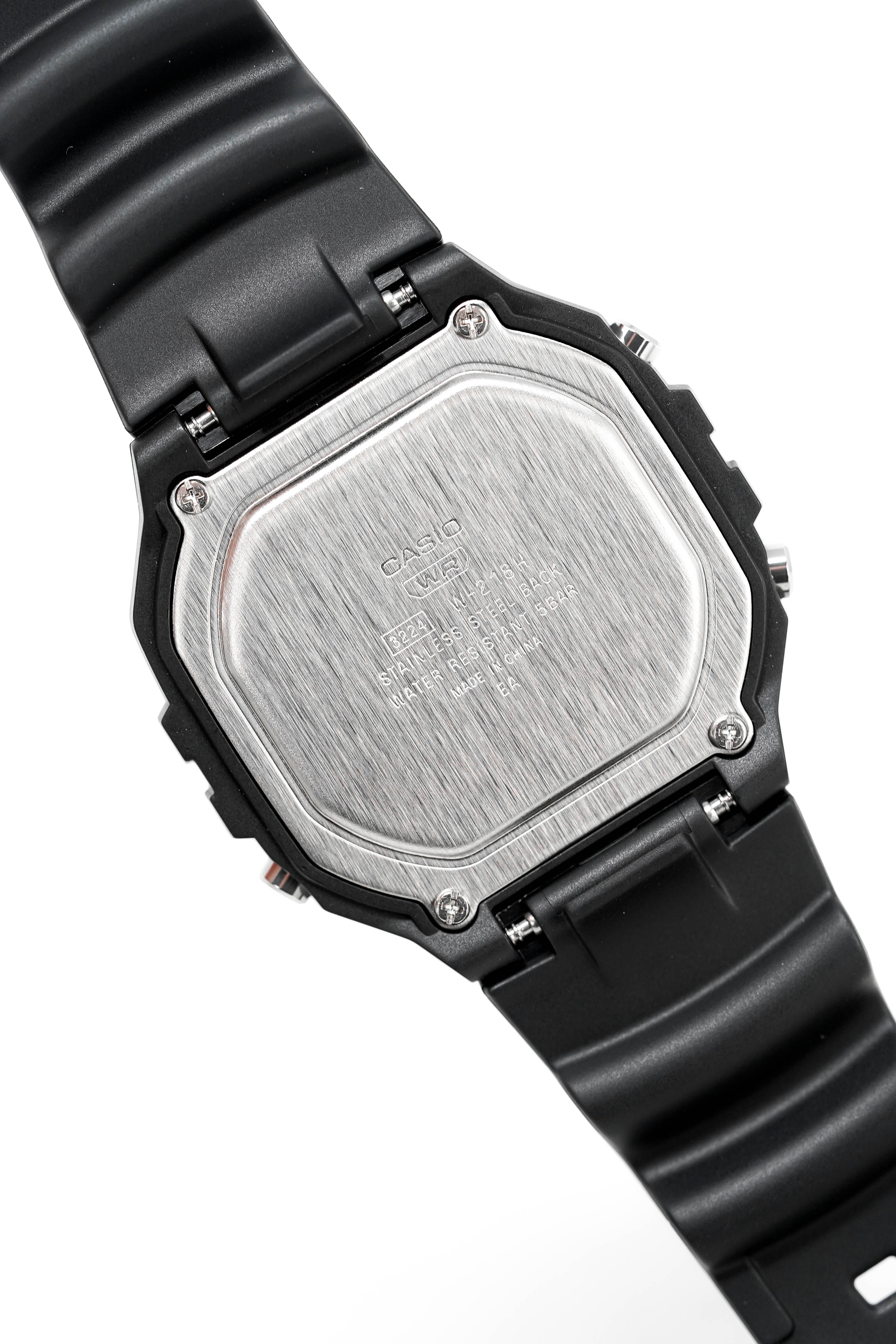 Casio Watch Chronograph Digital Black W-218H-1AVDF-GR8 Sunglasses