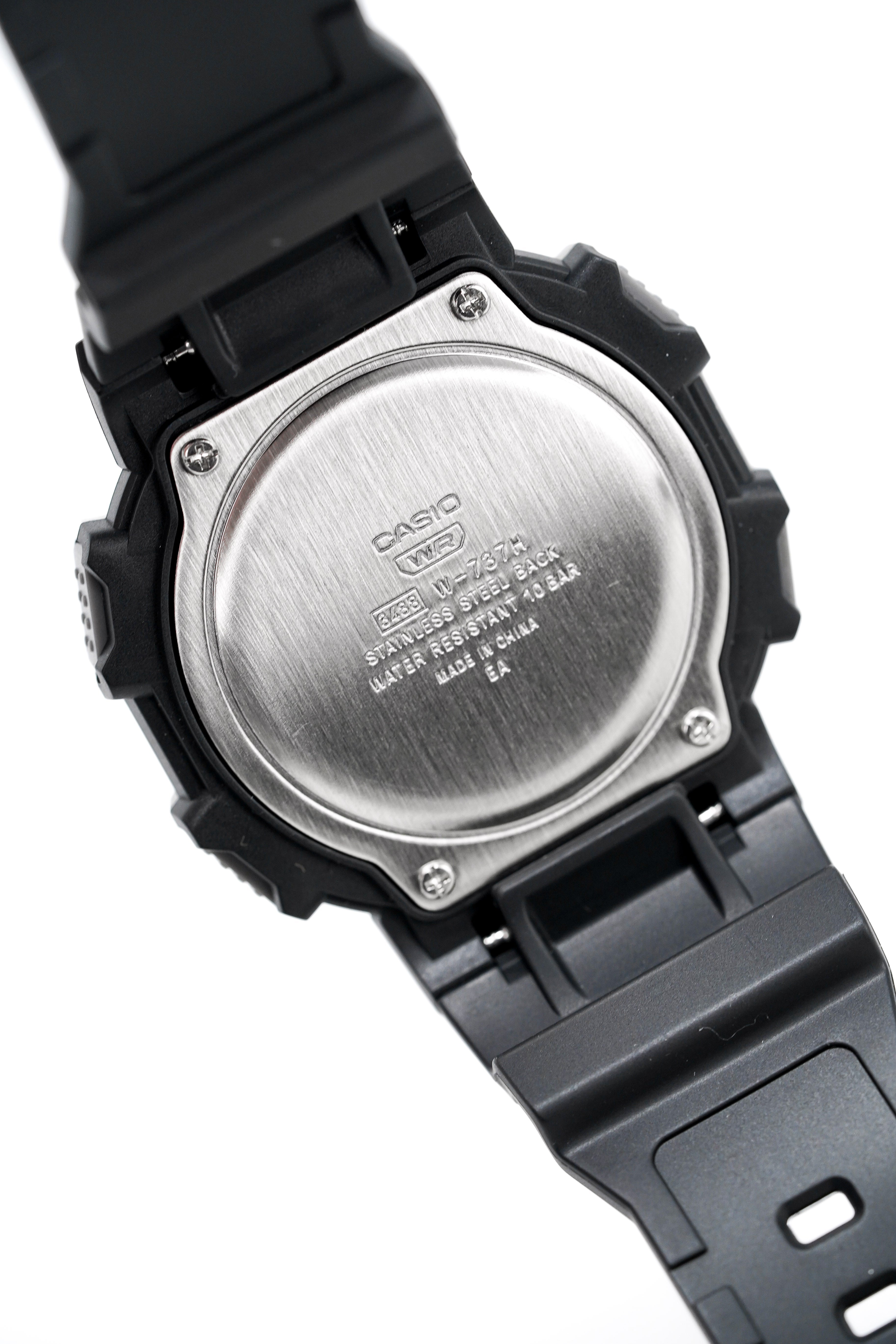 Men's Watch Chronograph Digital Black W-737H-1AVDF