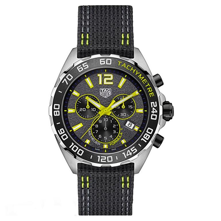 Tag Heuer Watch Formula 1 Chronograph Canvas Strap CAZ101AG.FC8304-GR8 Sunglasses