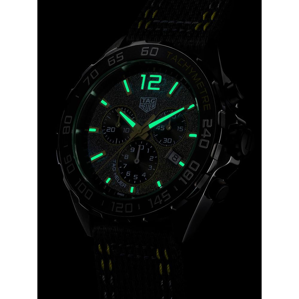 Tag Heuer Watch Formula 1 Chronograph Canvas Strap CAZ101AG.FC8304-GR8 Sunglasses