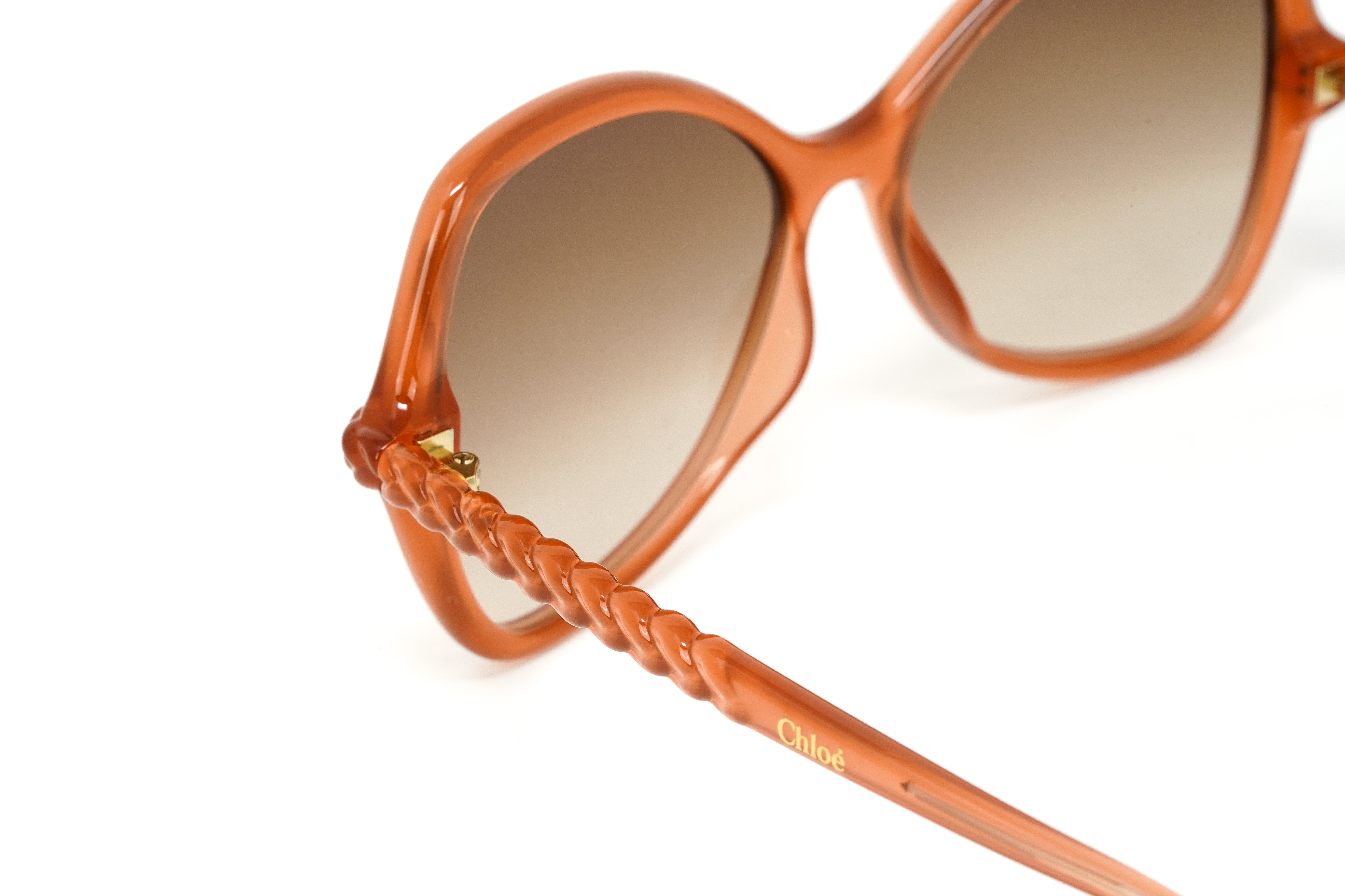 Chloé Women's Sunglasses Billie Oversized Butterfly Pink/Brown CH0001S-003 56-GR8 Sunglasses