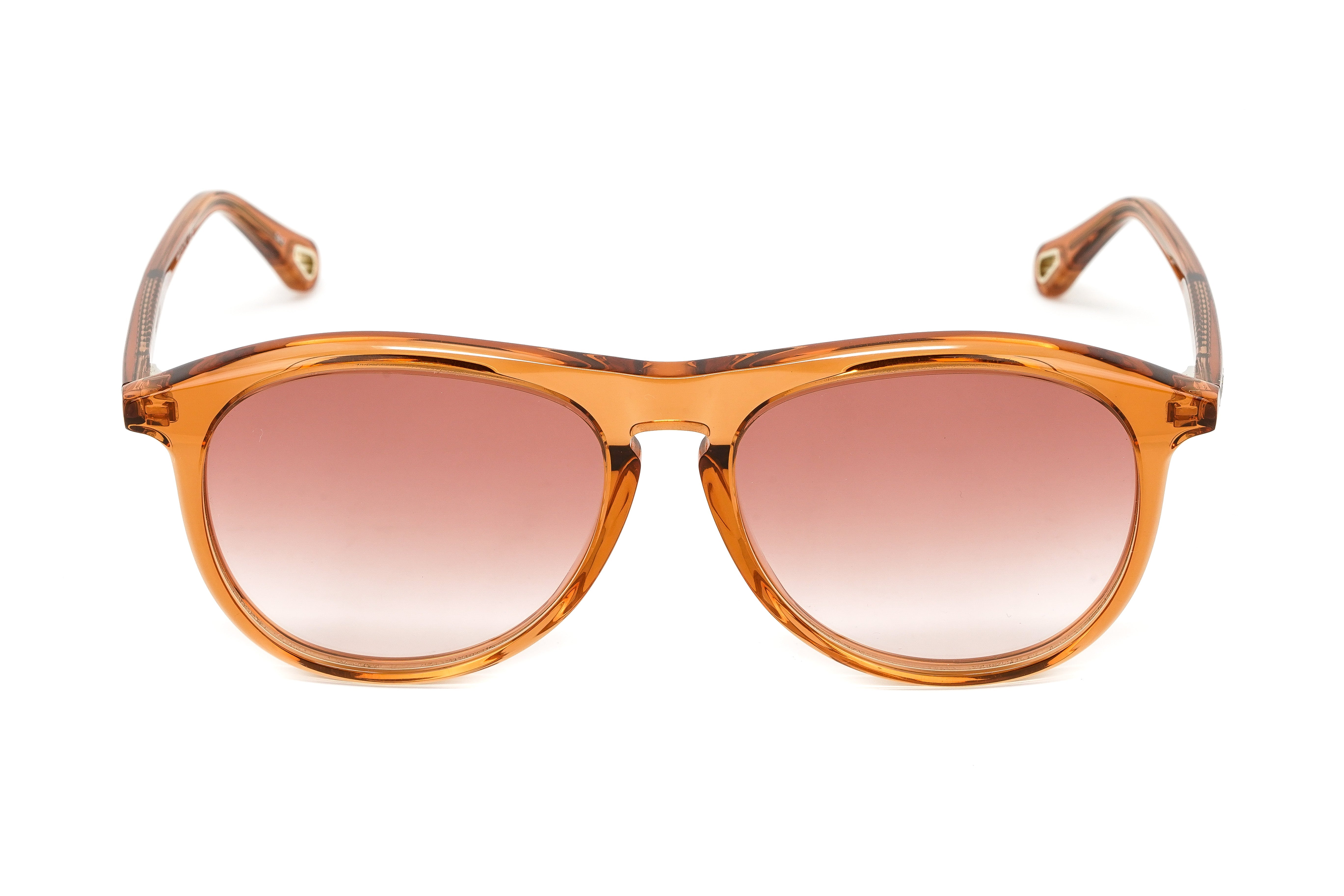 Chloé Women's Sunglasses Esther Oversized Pilot Orange/Pink CH0009S-003 56-GR8 Sunglasses