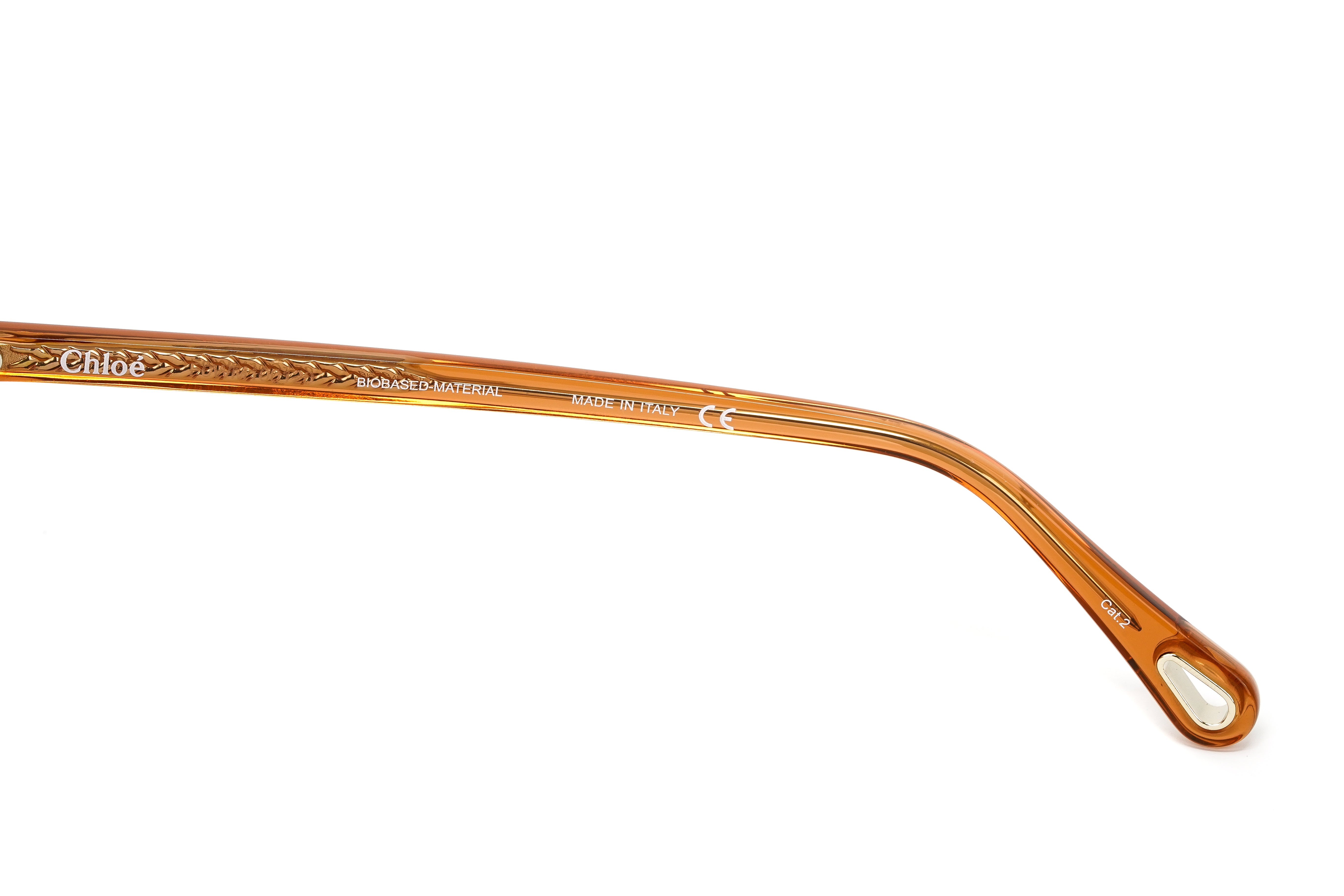 Chloé Women's Sunglasses Esther Oversized Pilot Orange/Pink CH0009S-003 56-GR8 Sunglasses