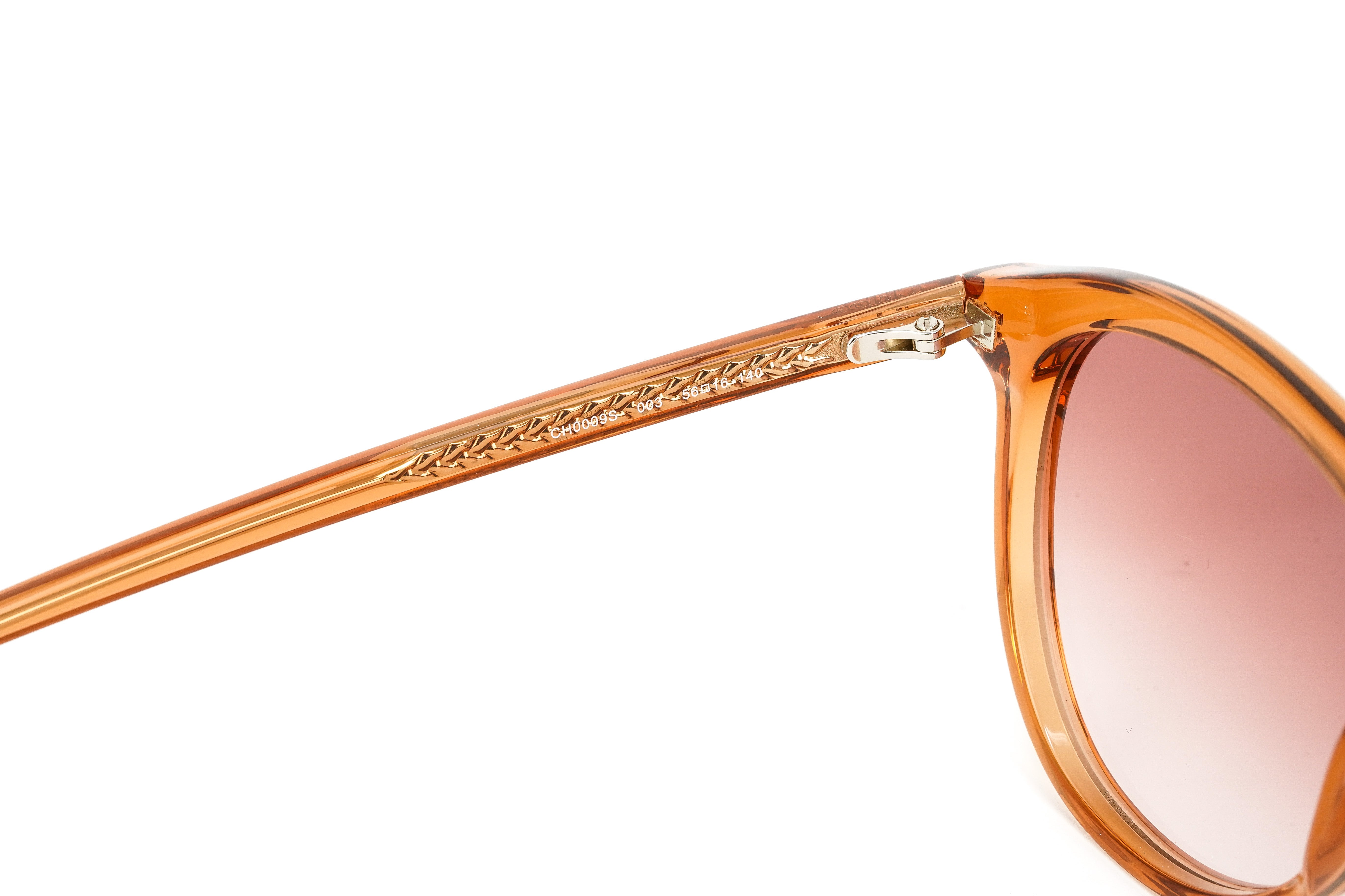 Chloé Women's Sunglasses Esther Oversized Pilot Orange/Pink CH0009S-003 56-GR8 Sunglasses