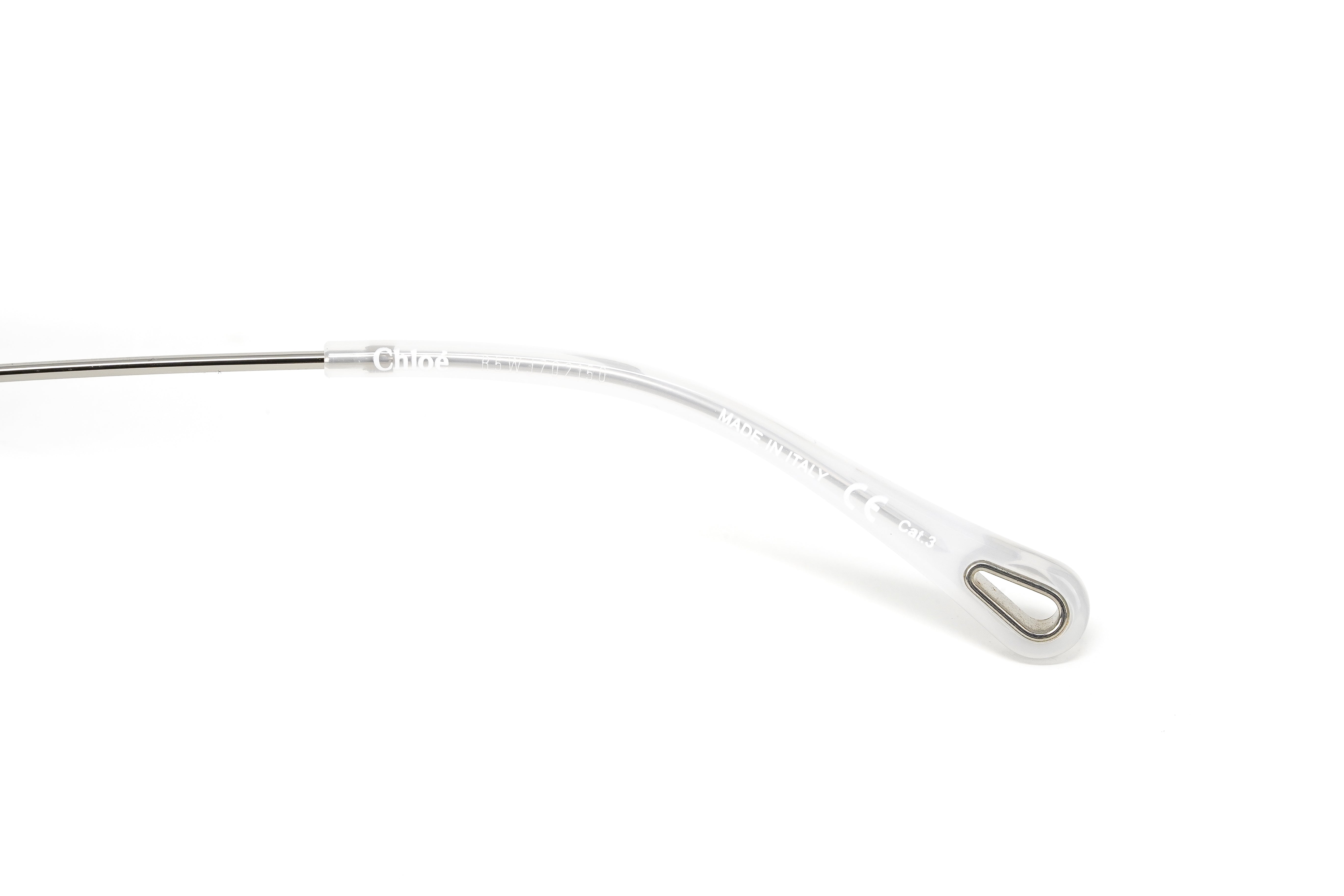 Chloé Women's Sunglasses Gemma Oversized Round Butterfly Blue CH0024S-001 60-GR8 Sunglasses