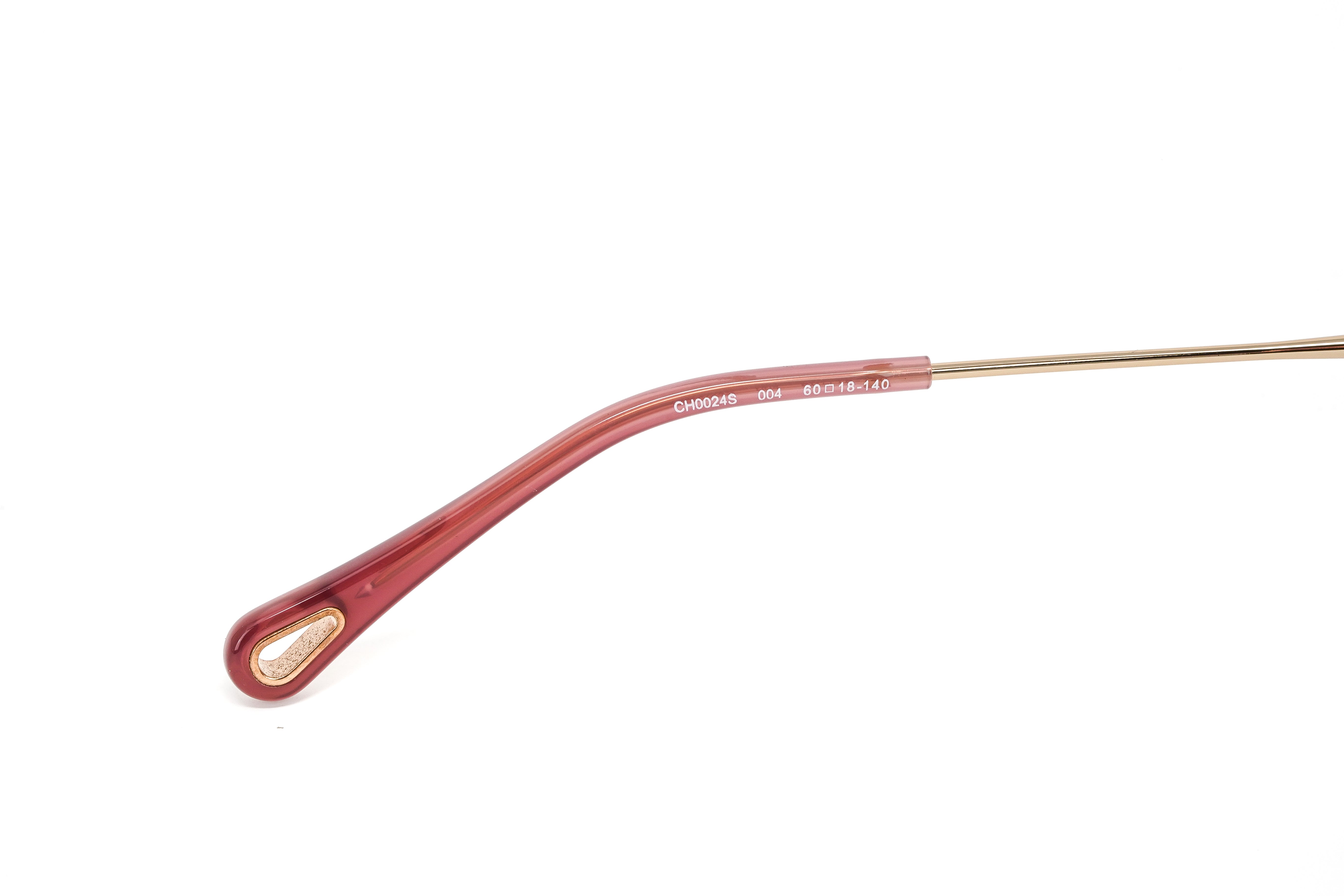 Chloé Women's Sunglasses Gemma Oversized Round Butterfly Beige CH0024S-004 60-GR8 Sunglasses