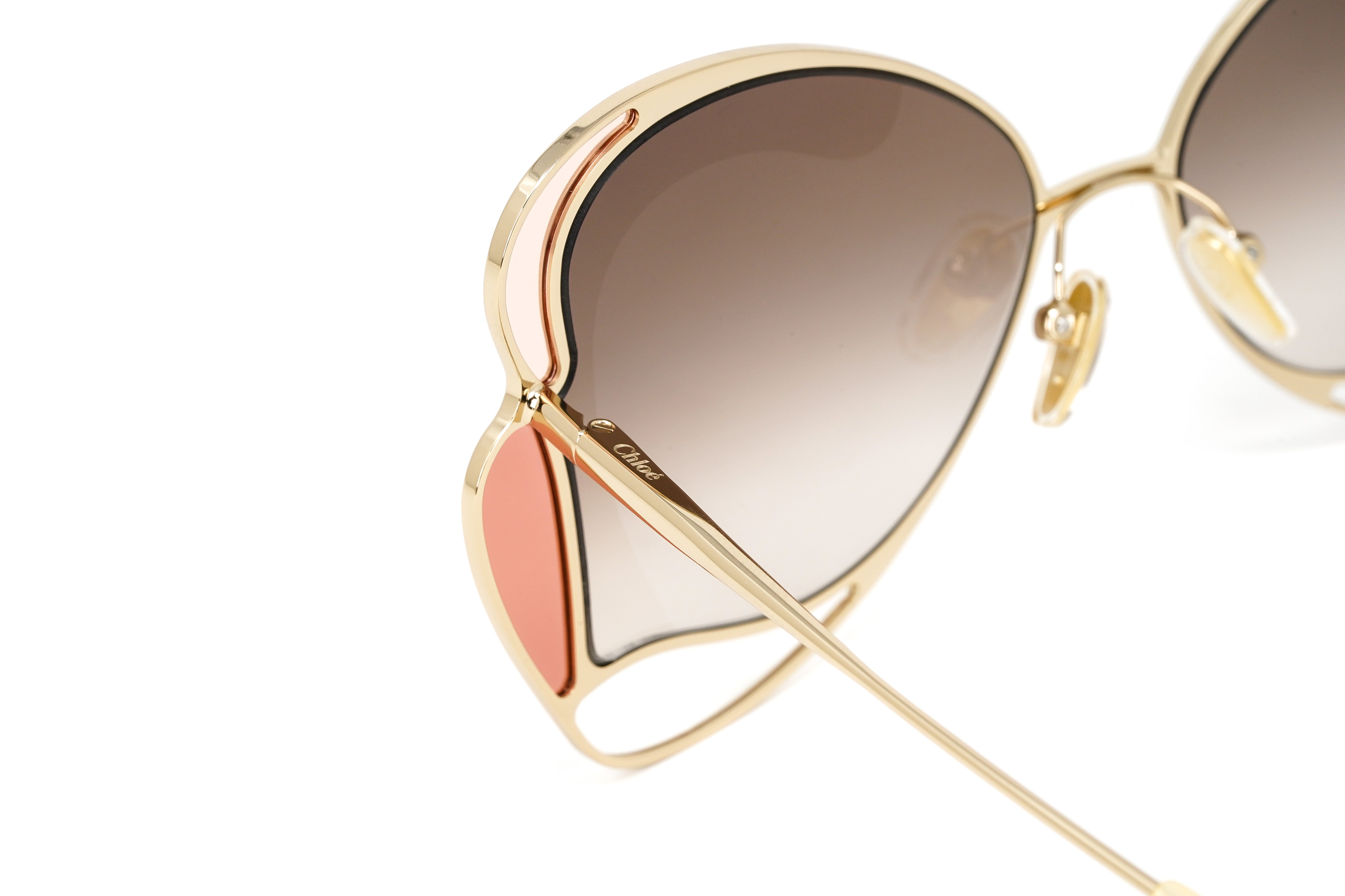 Chloé Women's Sunglasses Gemma Butterfly Brown CH0048S-003 60-GR8 Sunglasses