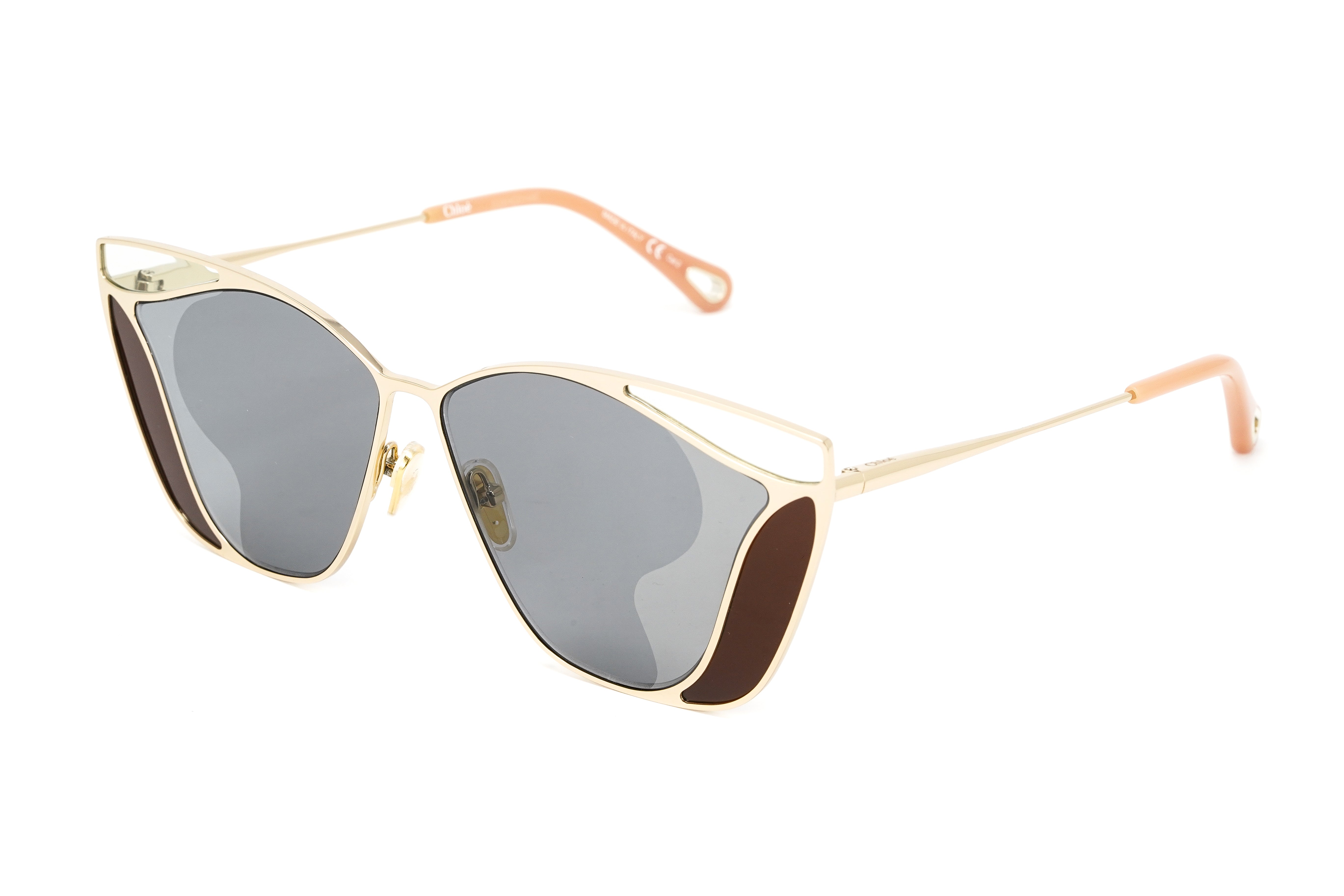 Chloé Women's Sunglasses Gemma Geometric Grey CH0049S-002 59-GR8 Sunglasses