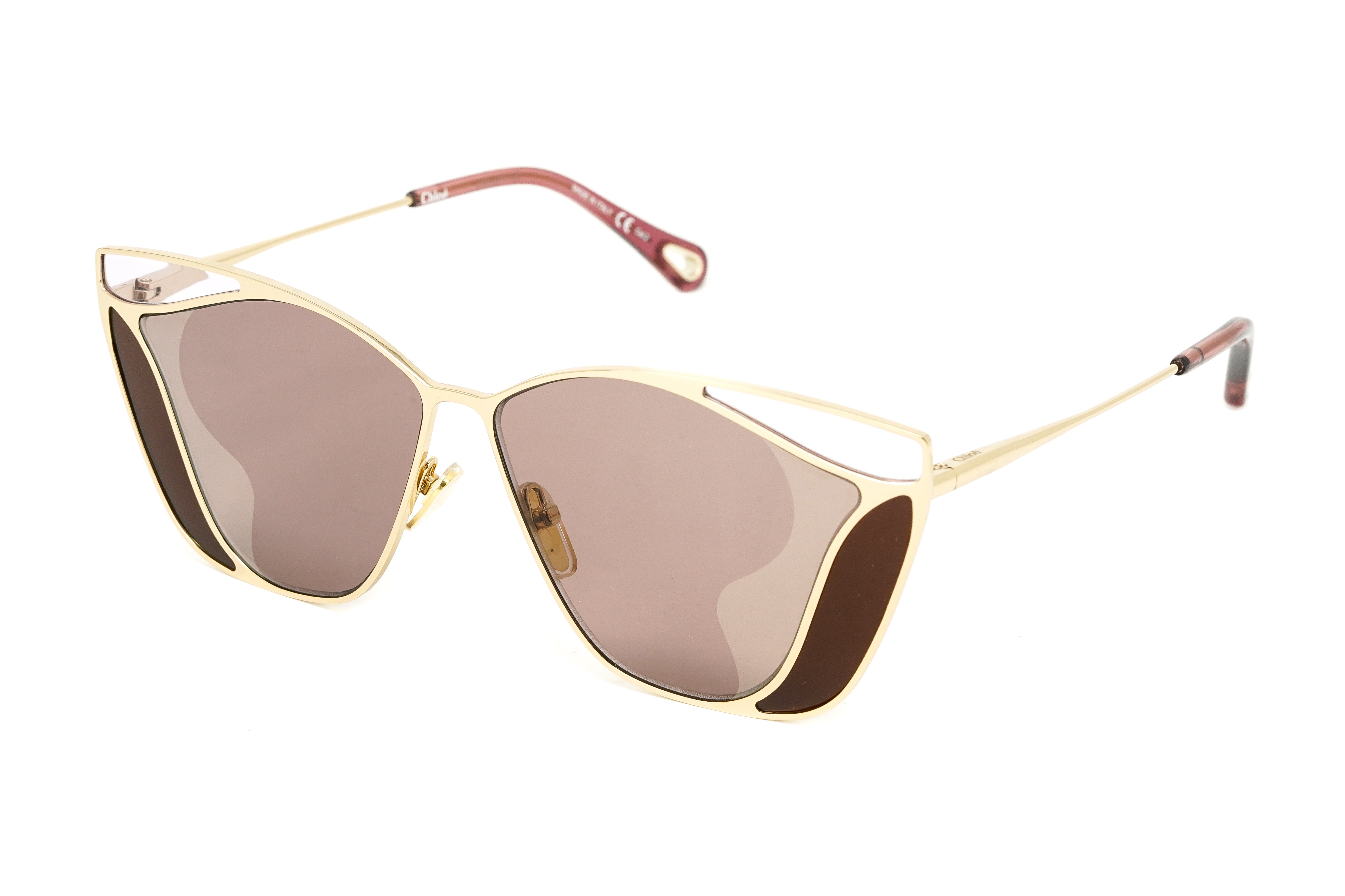 Chloé Women's Sunglasses Gemma Geometric Purple CH0049S-004 59-GR8 Sunglasses