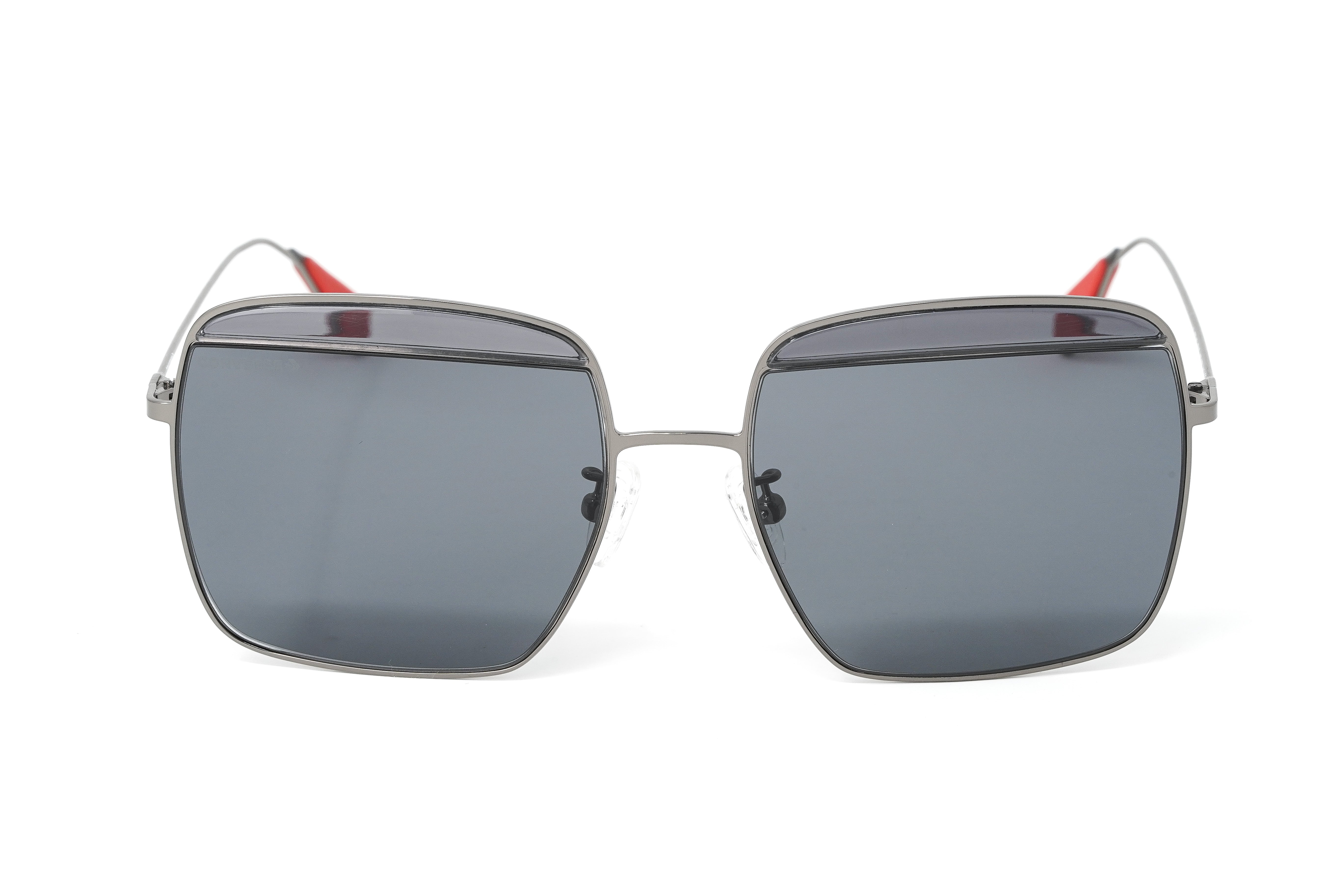 Converse Women's Sunglasses Square Black and Grey SCO148 509Y-GR8 Sunglasses