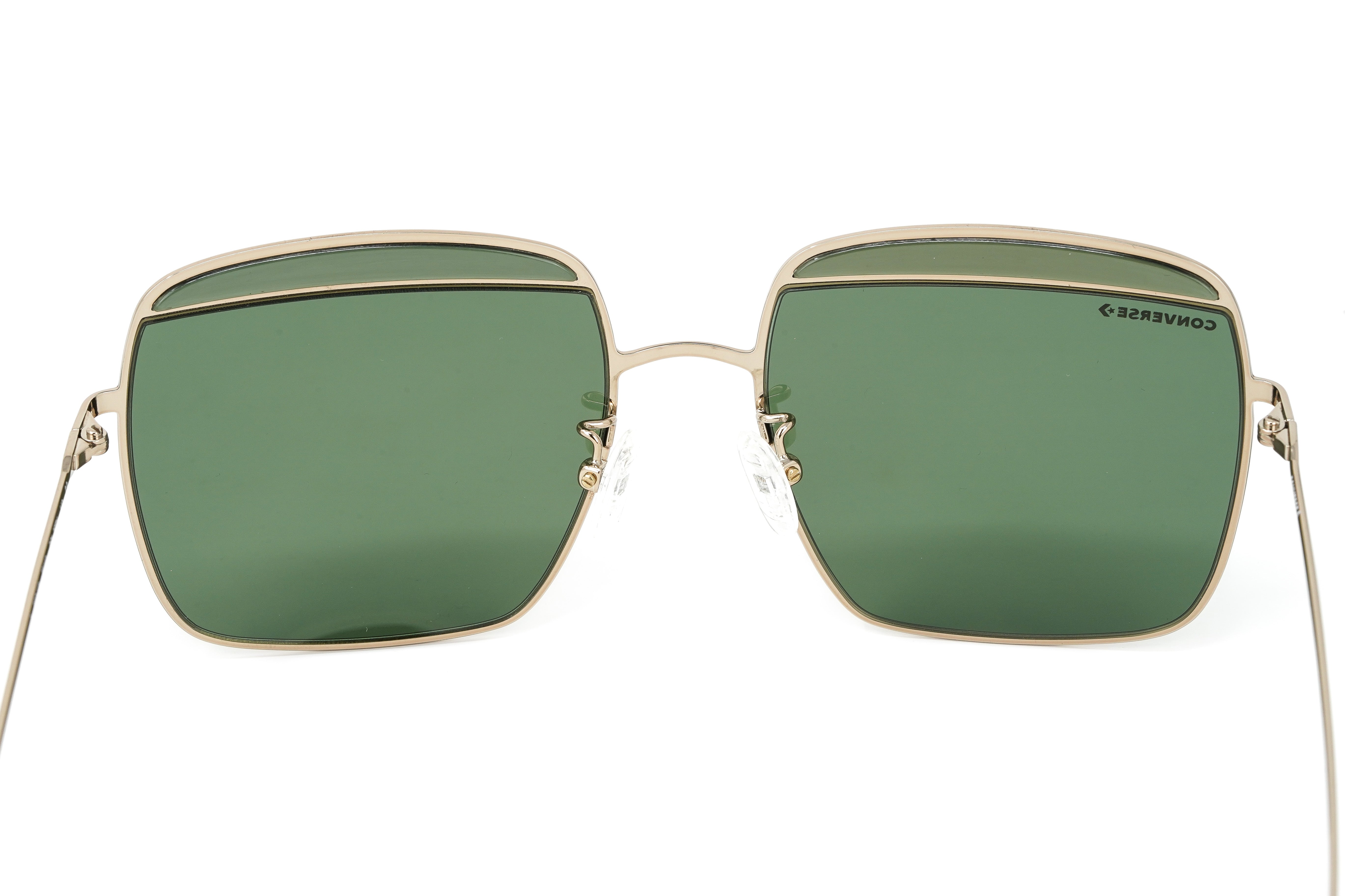 Converse Women's Sunglasses Square Bronze and Green SCO148 8FEY-GR8 Sunglasses
