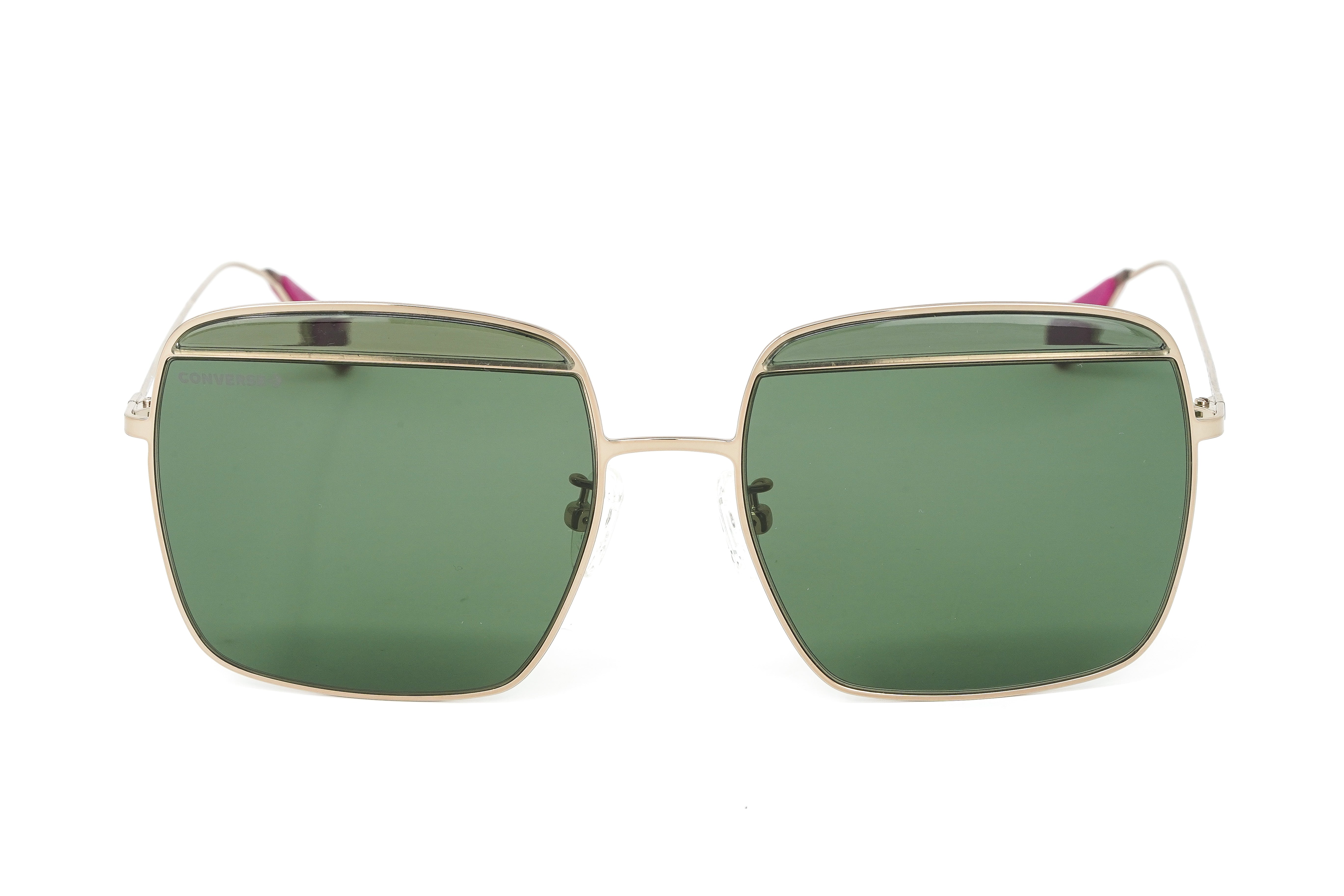 Converse Women's Sunglasses Square Bronze and Green SCO148 8FEY-GR8 Sunglasses