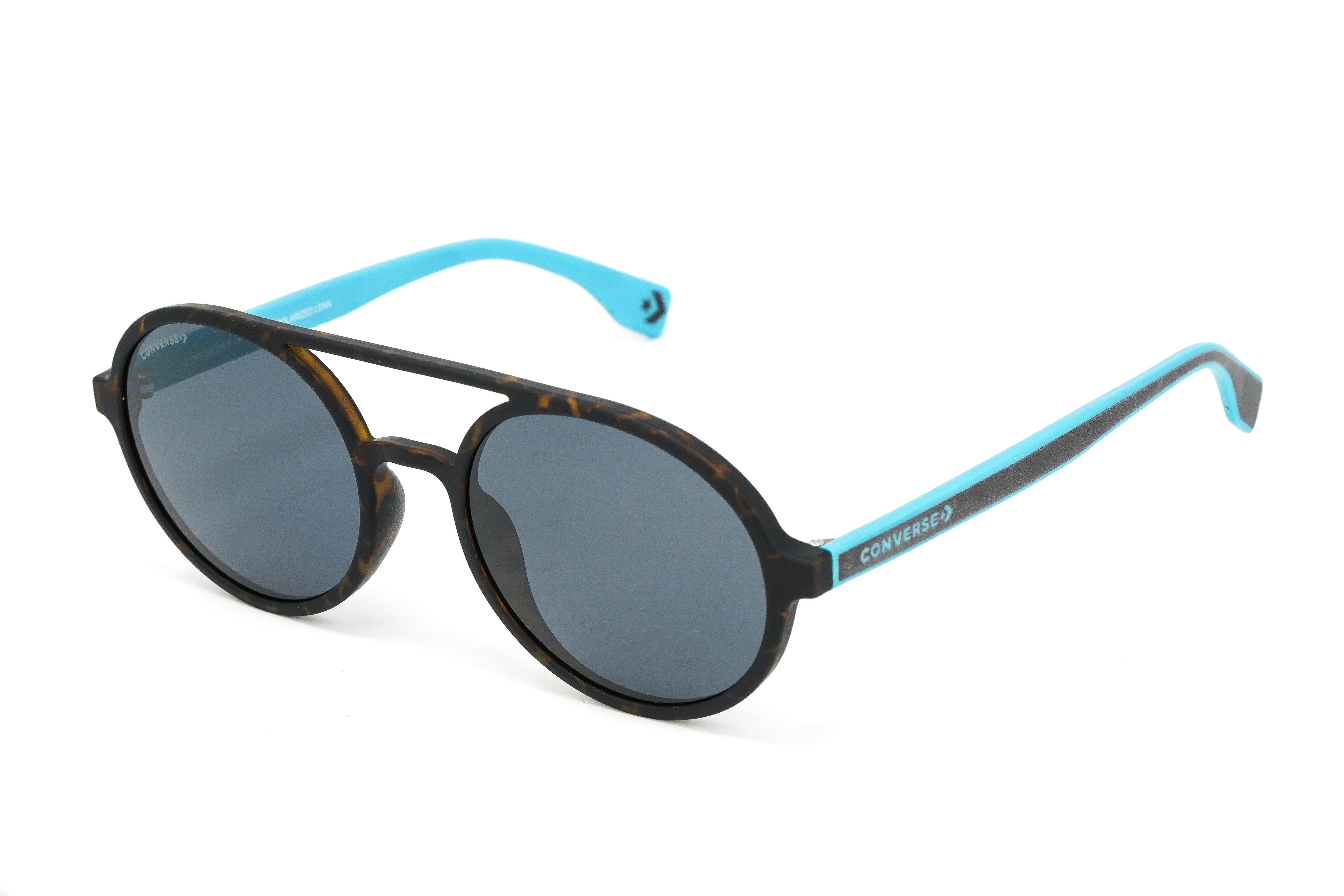 Converse Men's Sunglasses Pilot Tortoise Shell and Blue SCO192 7VEP-GR8 Sunglasses