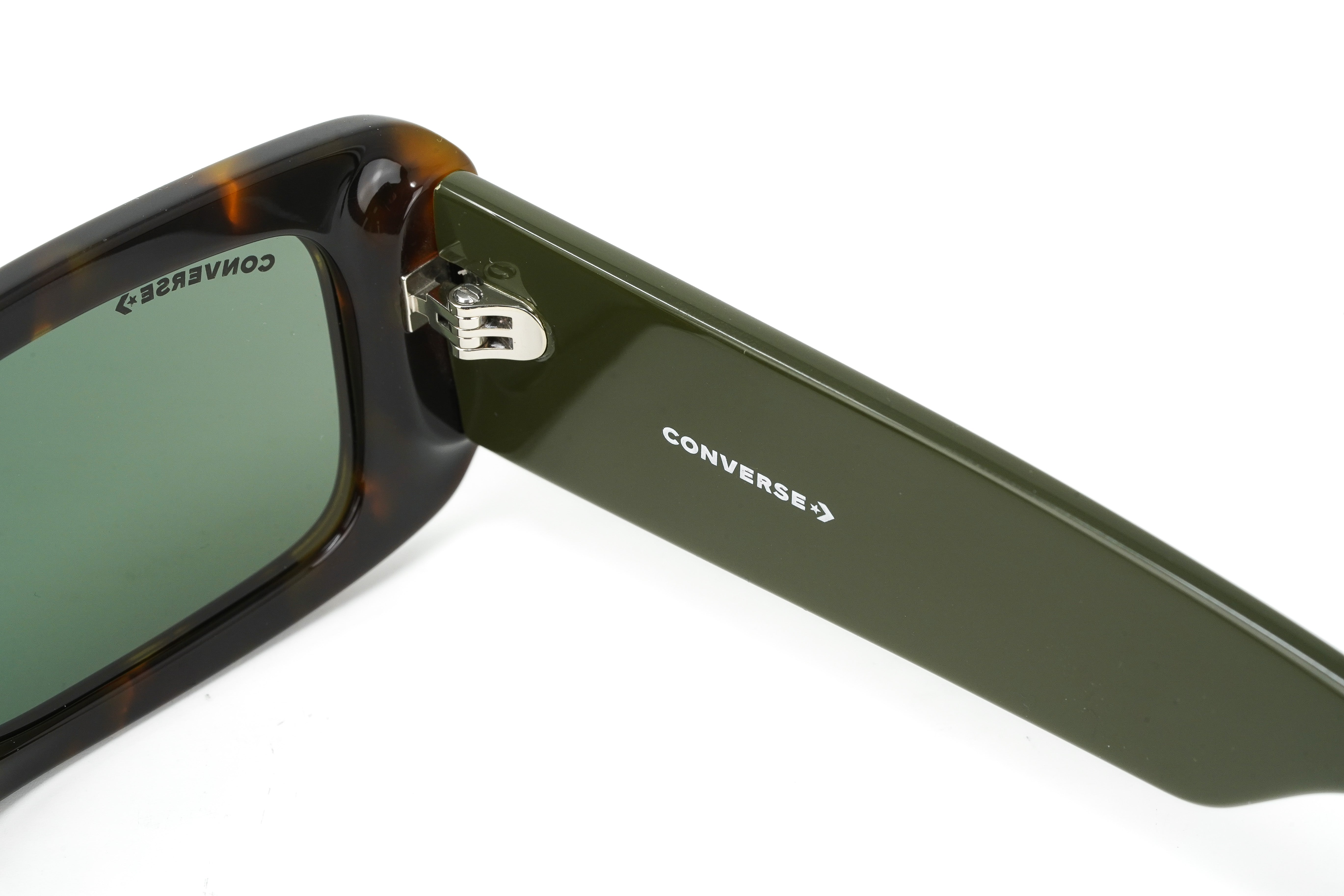 Converse Unisex Sunglasses Rectangle Tortoise Shell and Grey SCO228 0752-GR8 Sunglasses