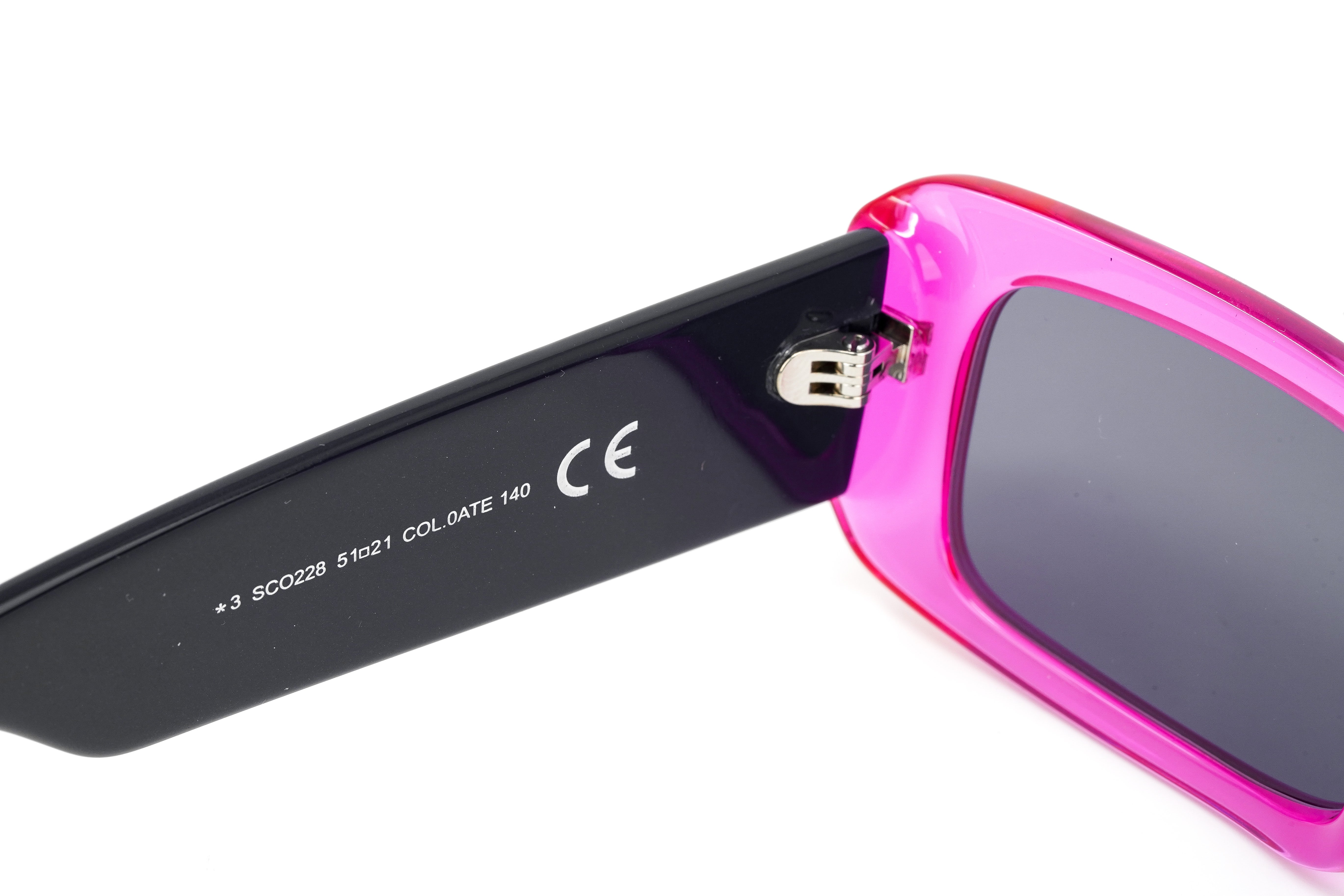 Converse Unisex Sunglasses Rectangle Pink and Blue SCO228 0ATE-GR8 Sunglasses