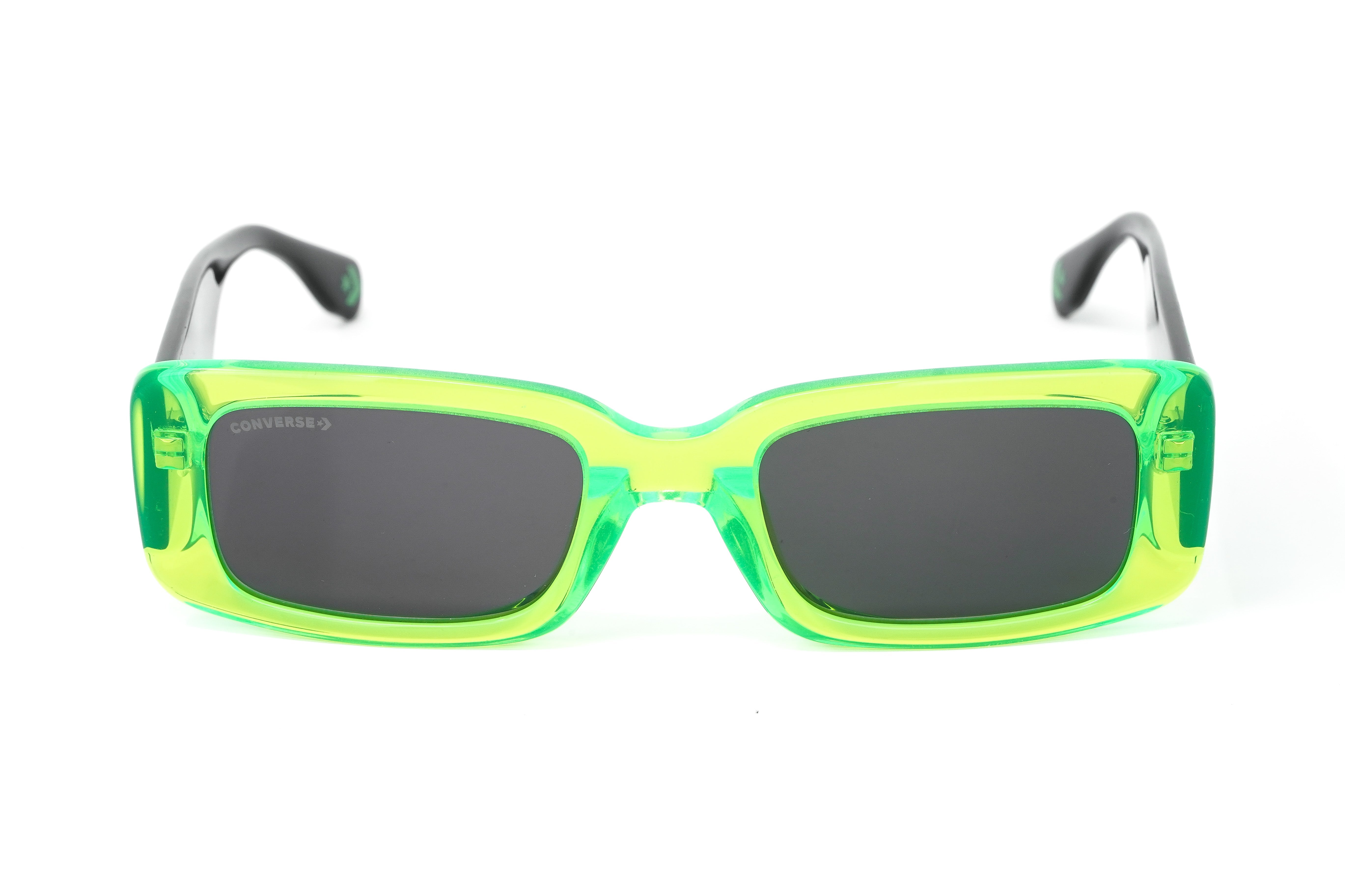 Converse Unisex Sunglasses Rectangle Green and Black SCO228 0VC1-GR8 Sunglasses