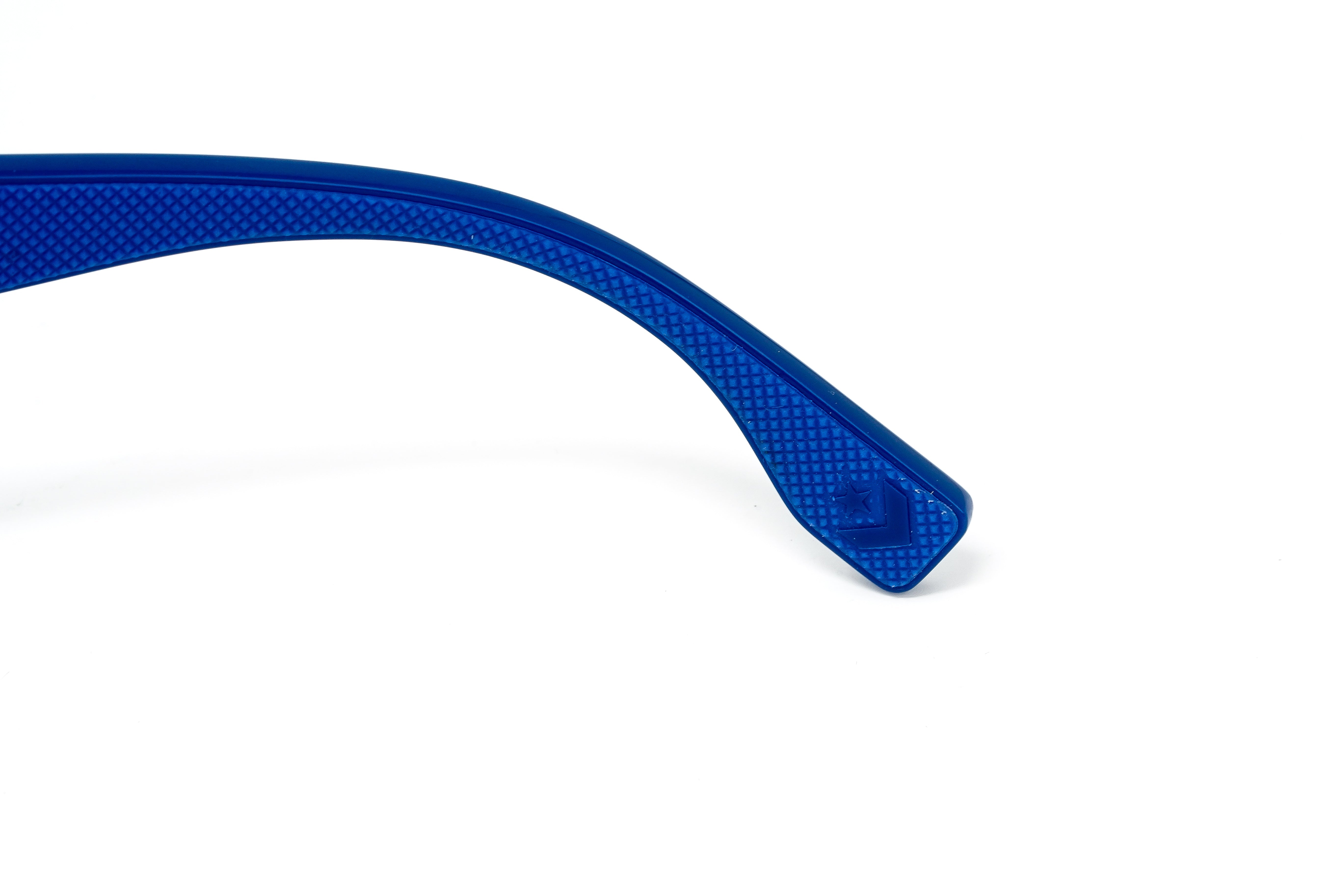 Converse Men's Sunglasses Rectangle Wrap-around Crystal and Navy SCO245 880B-GR8 Sunglasses