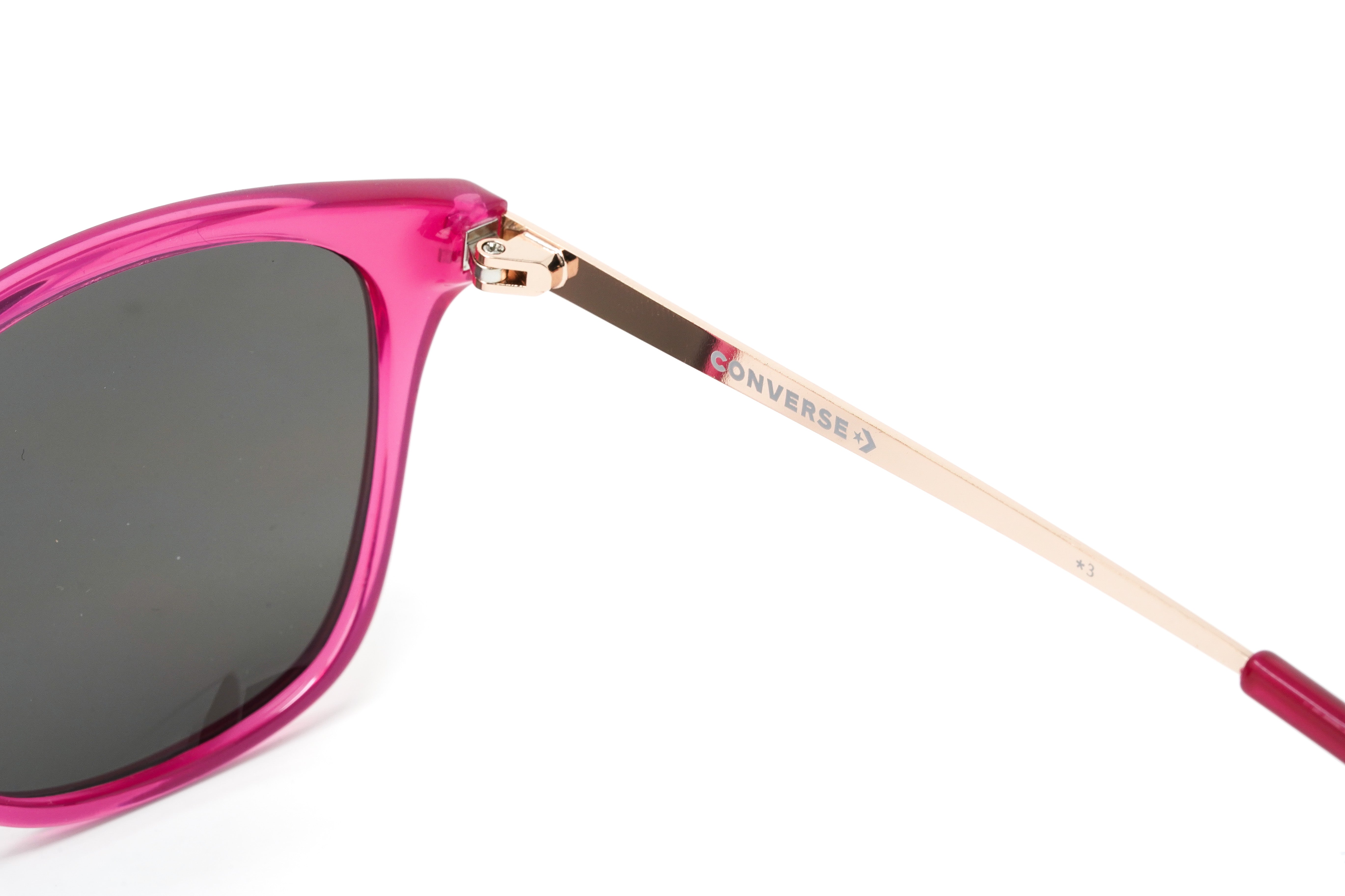 Converse Women's Sunglasses Transparent Pink SCO288 FUXI-GR8 Sunglasses