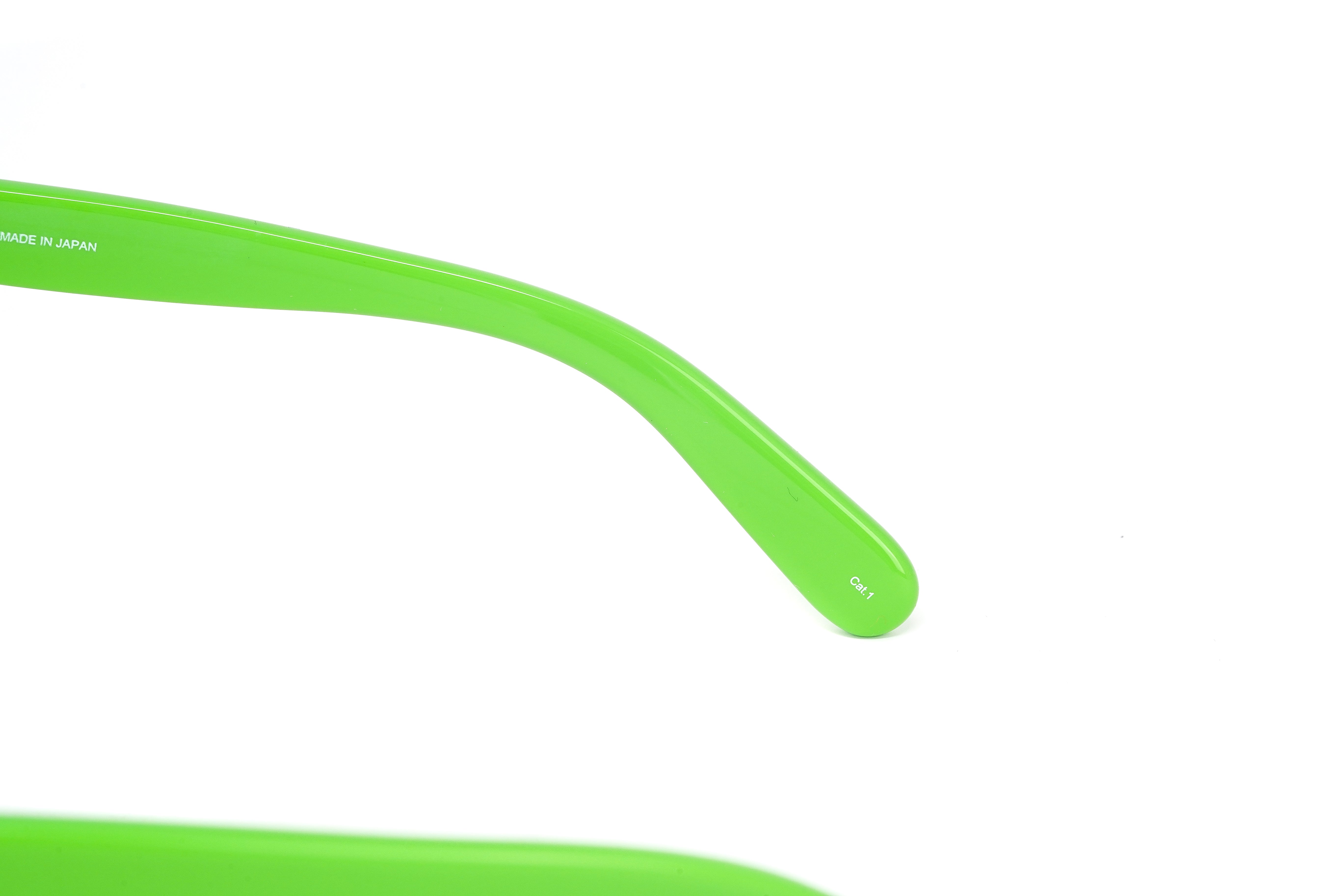 Courrèges Women's Sunglasses Oversized Flat Top Green CL1901-004 66-GR8 Sunglasses