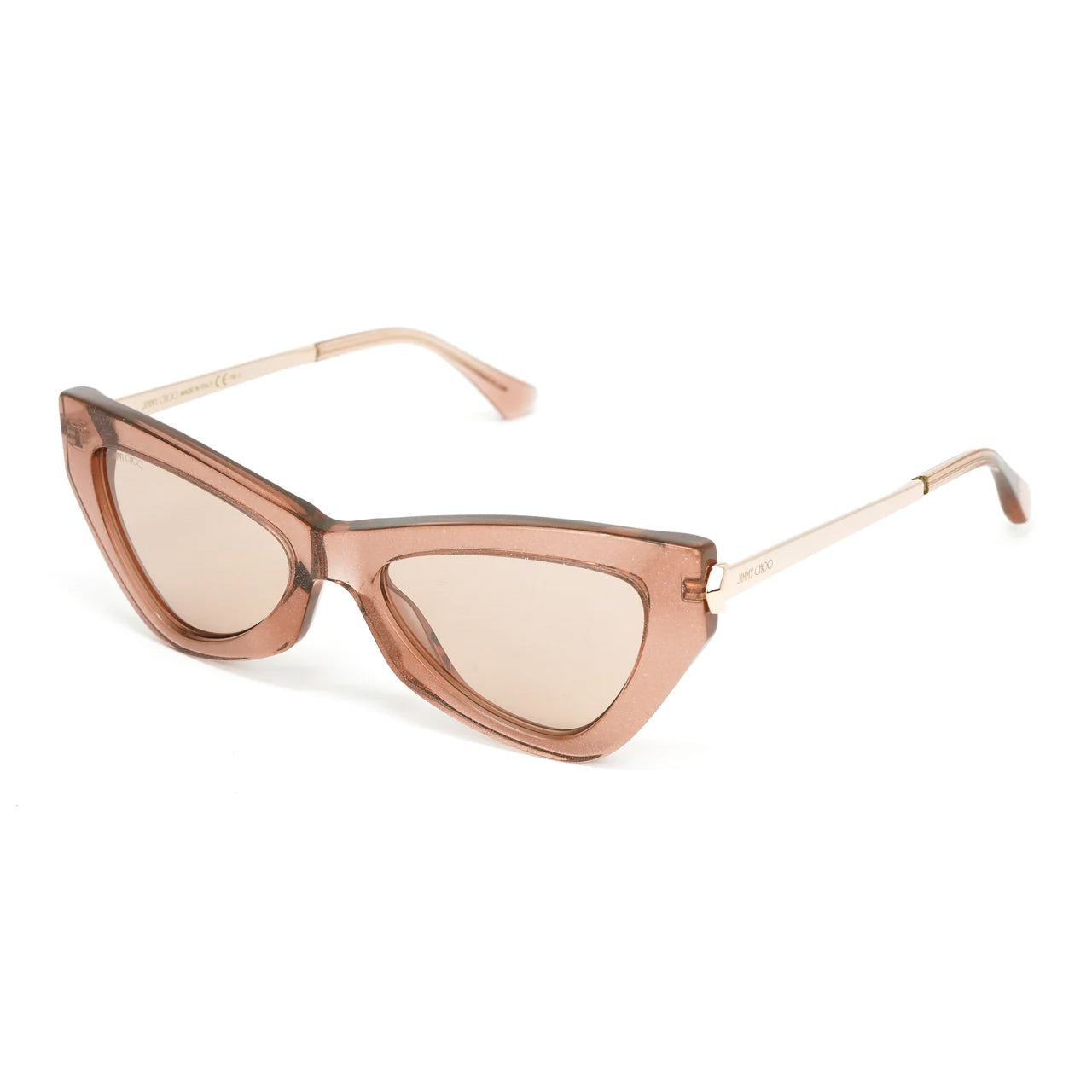 Jimmy Choo Women's Sunglasses Angular Cat Eye Pink DONNA/S W66-GR8 Sunglasses