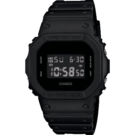 Casio G-Shock Watch Men's Black on Black DW-5600BB-1DR-GR8 Sunglasses