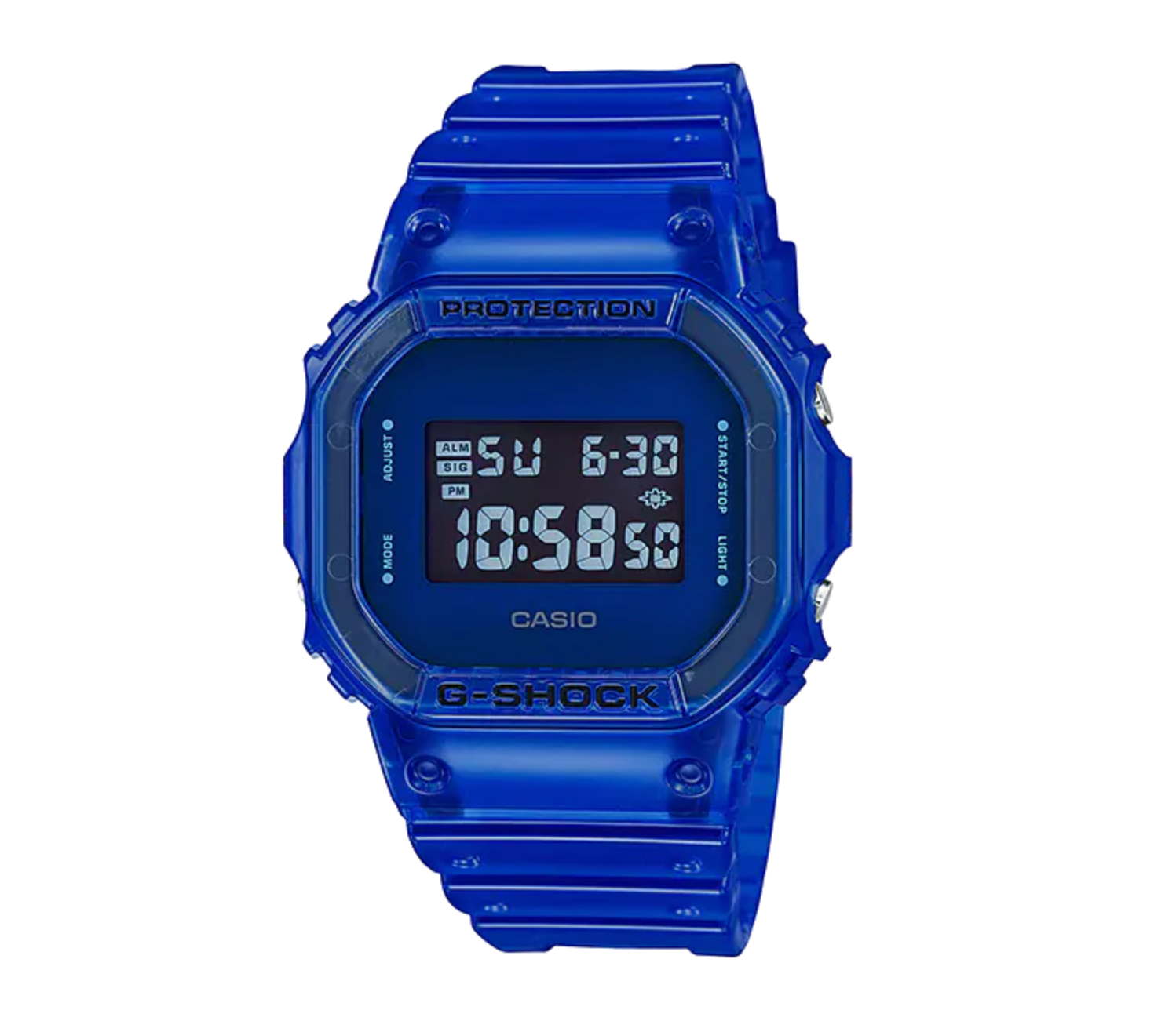 Casio G-Shock Men's Watch Translucent Blue DW-5600SB-2DR-GR8 Sunglasses