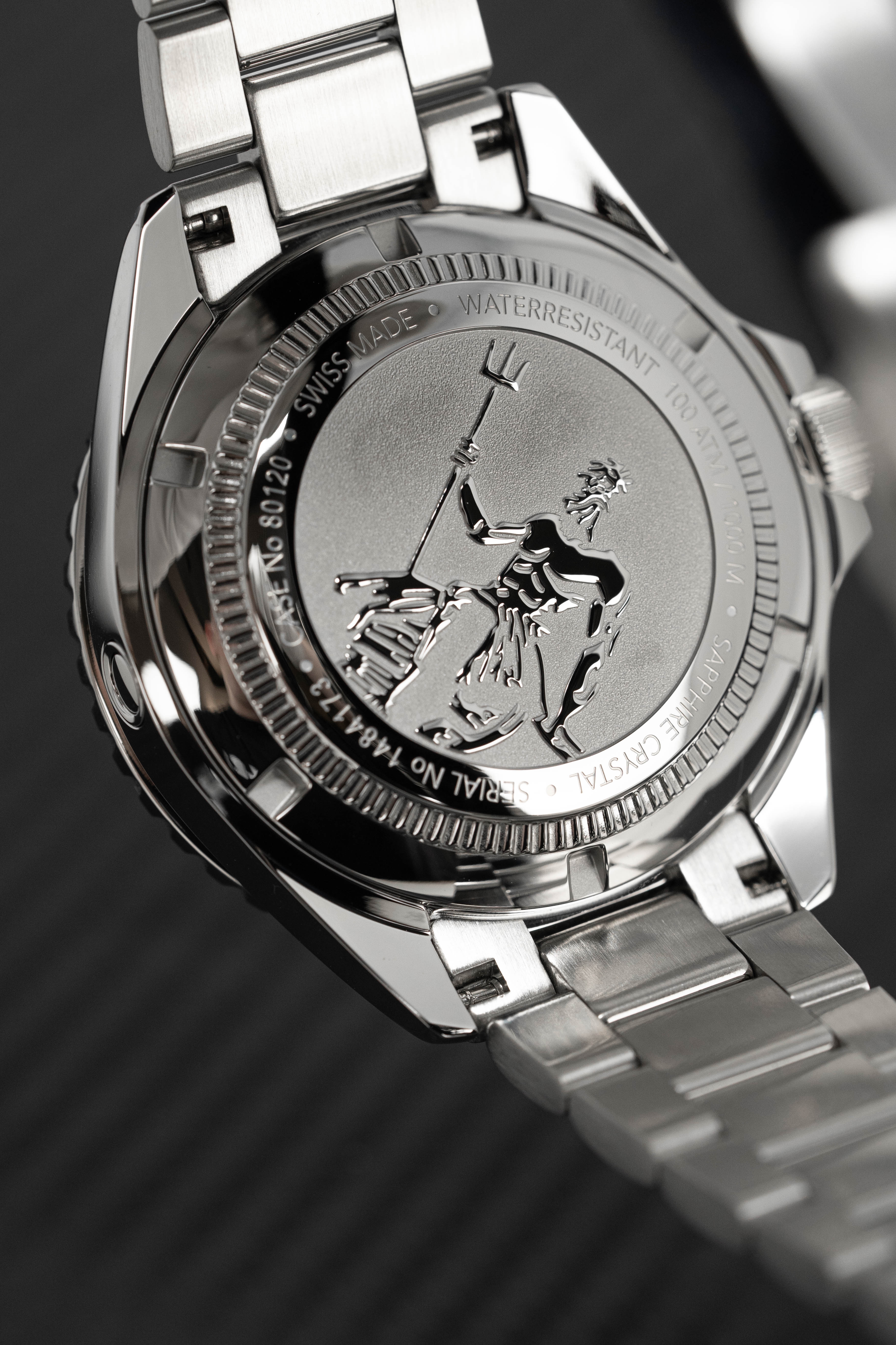 Edox Men's Watch Neptunian Automatic Steel Blue 80120-3BUM-BUF-GR8 Sunglasses