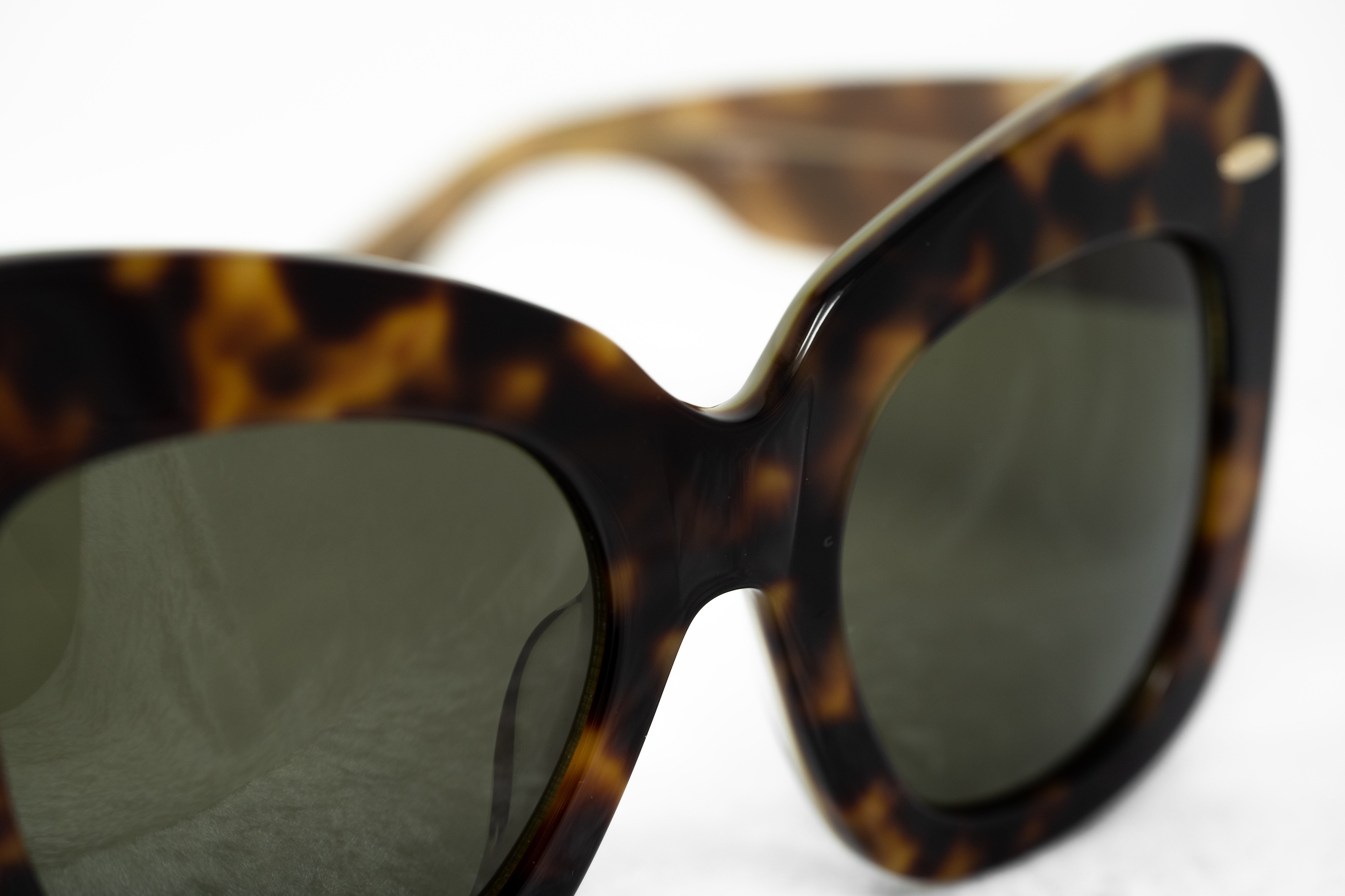 Erdem Ladies Sunglasses Cat Eye Tortoise Shell and Grey EDM24C3SUN-GR8 Sunglasses