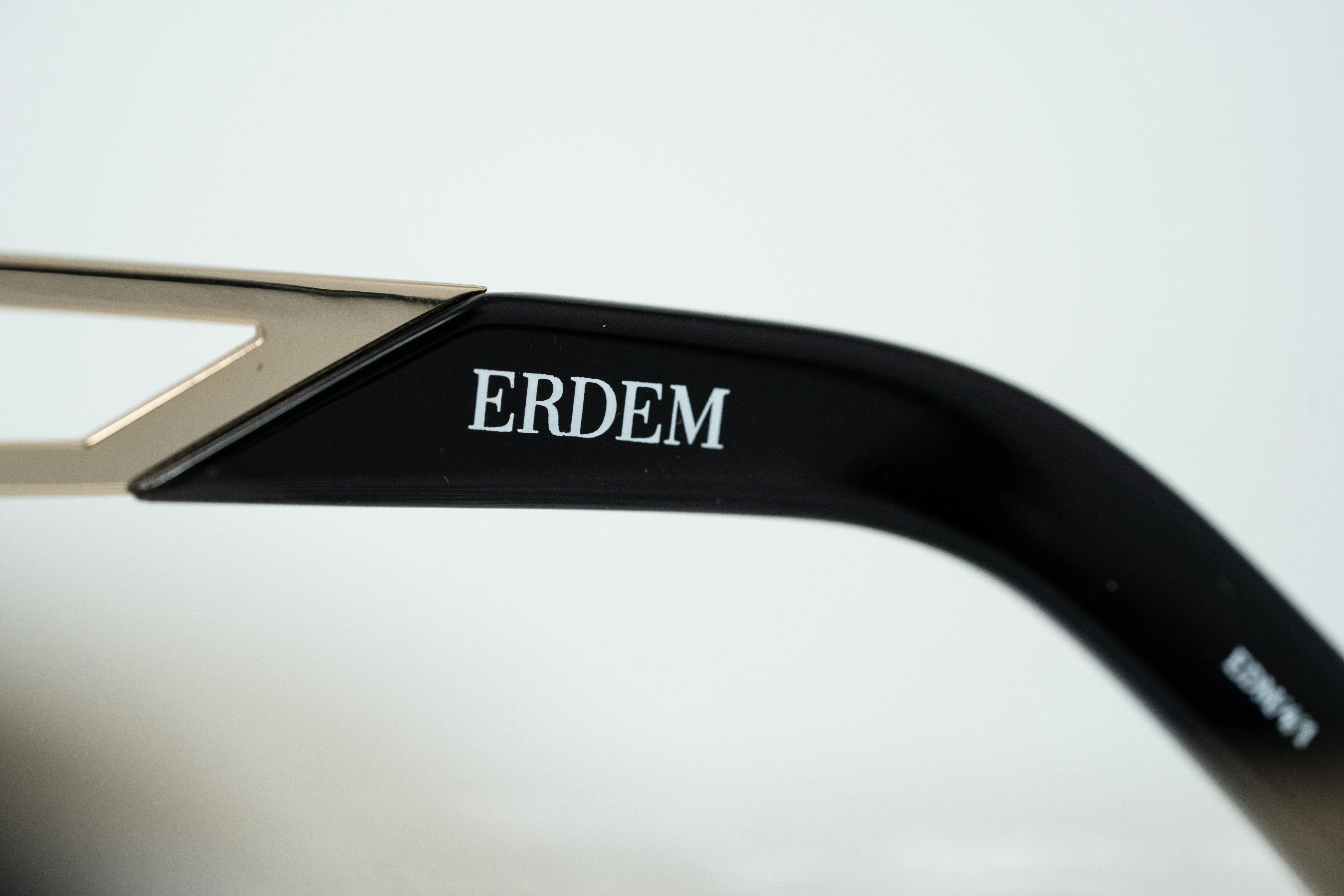 Erdem Sunglasses Cat Eye Light Gold and Black-GR8 Sunglasses