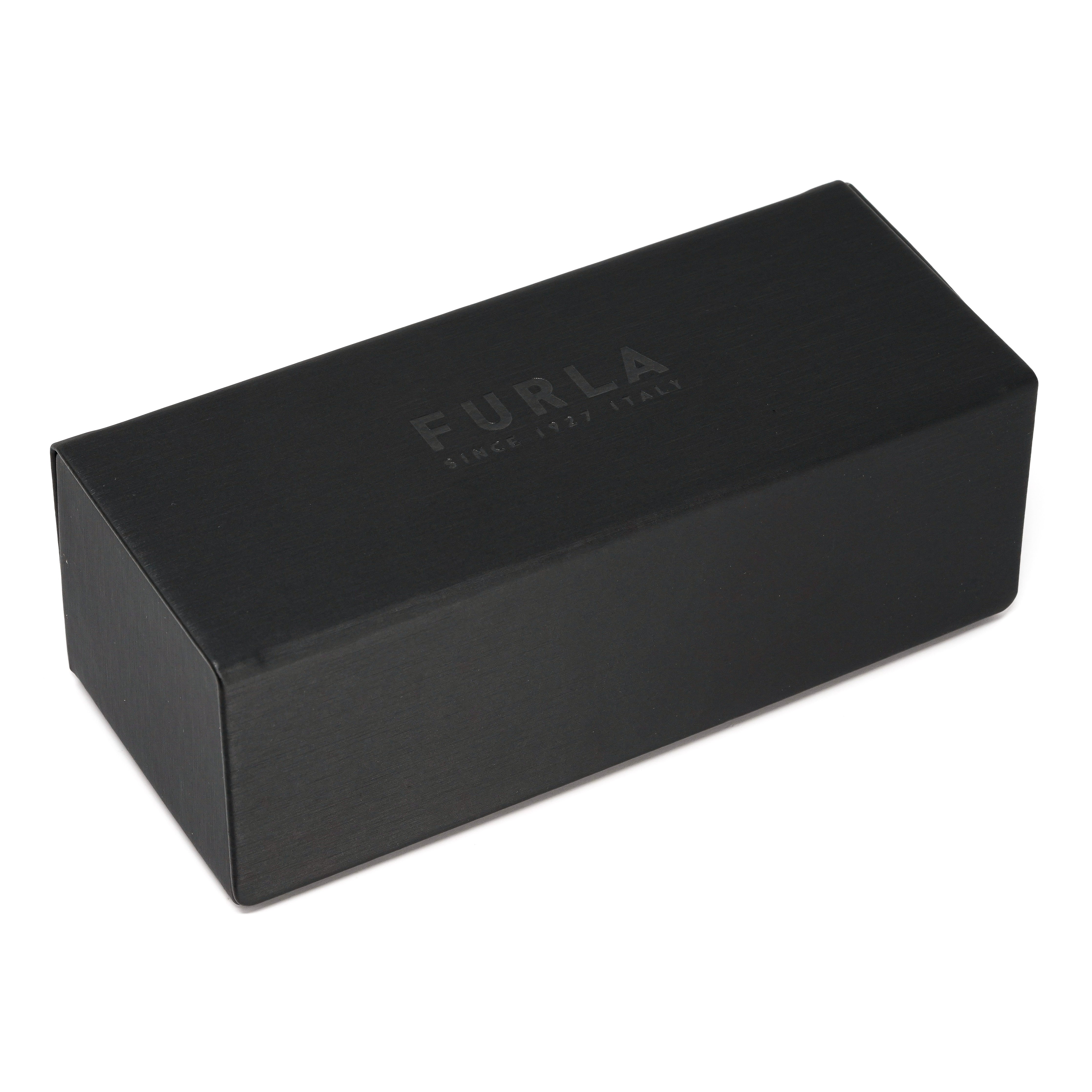 Furla Women's Sunglasses Browline Silver/Purple SFU312 0579-GR8 Sunglasses