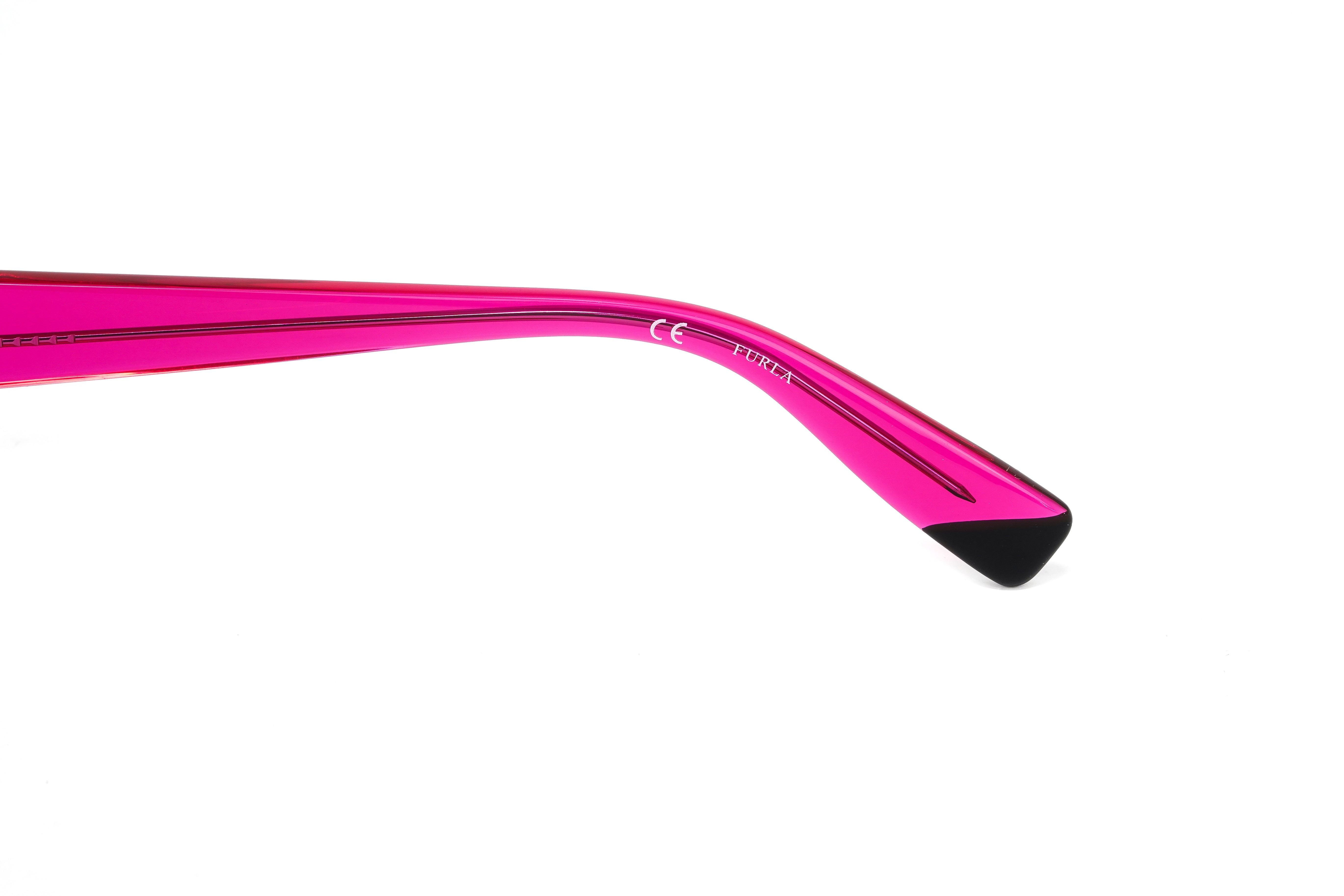 Furla Women's Sunglasses Cat Eye Pink SFU334V 0ATE-GR8 Sunglasses