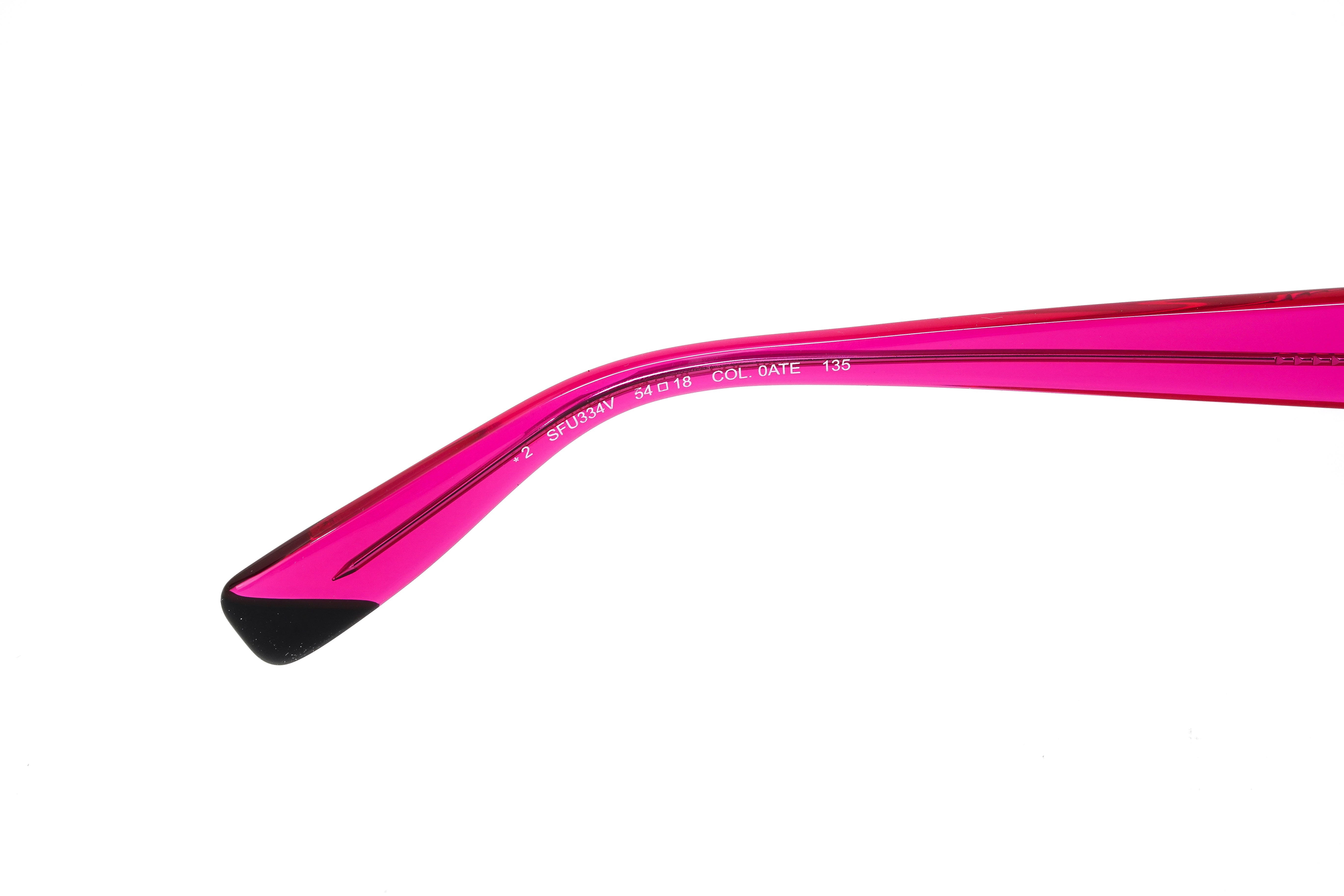 Furla Women's Sunglasses Cat Eye Pink SFU334V 0ATE-GR8 Sunglasses