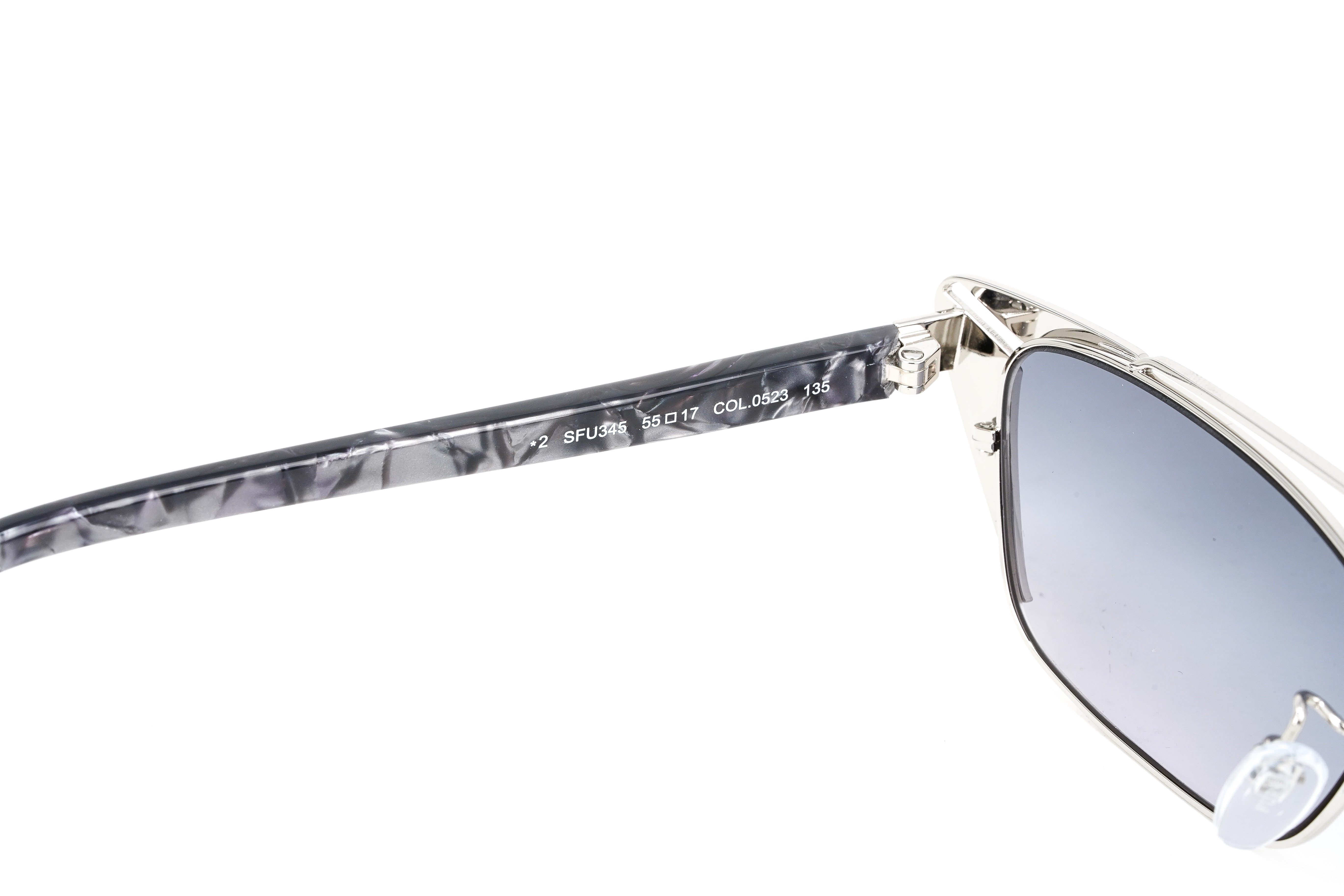 Furla Women's Sunglasses Cat Eye Grey SFU345 0523-GR8 Sunglasses