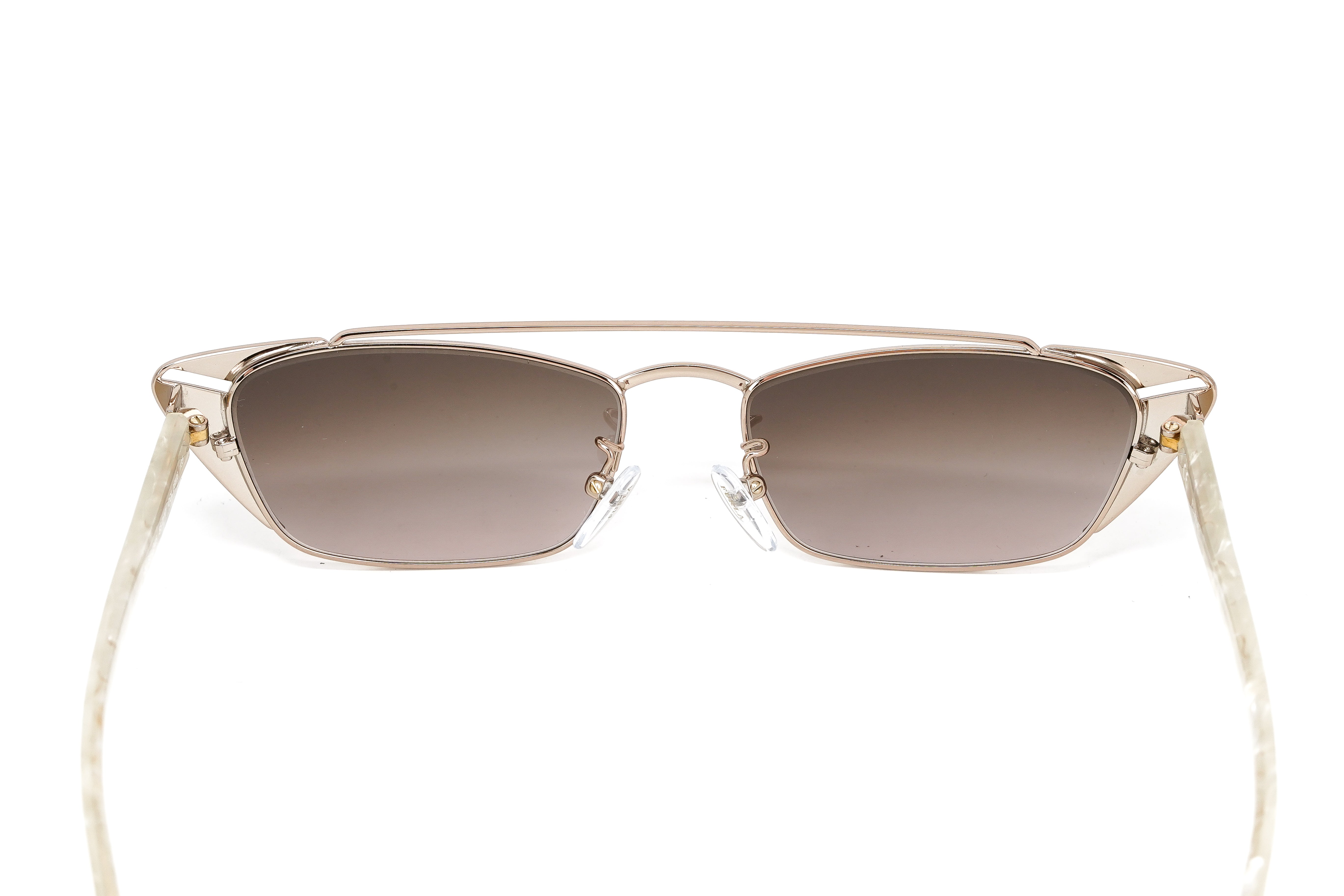 Furla Women's Sunglasses Cat Eye Brown SFU345 08M6-GR8 Sunglasses